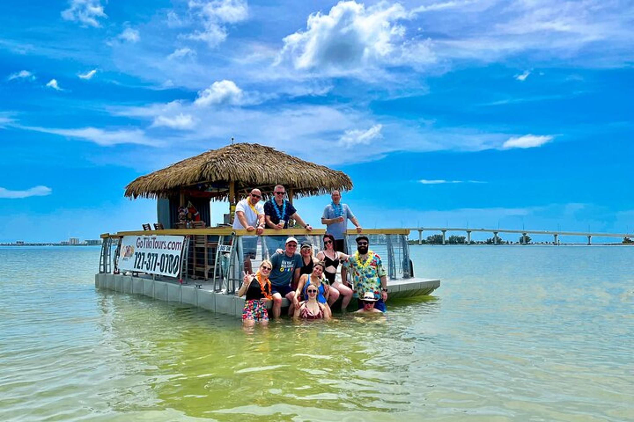 Clearwater Floating Tiki Boat Tour 2 hr - Image 3