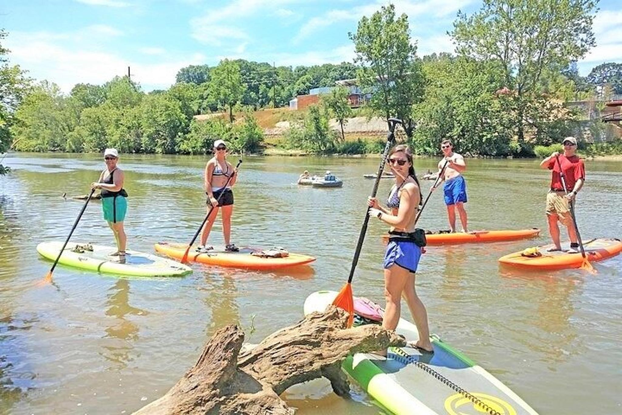 Asheville Paddleboard Tour in River Arts District