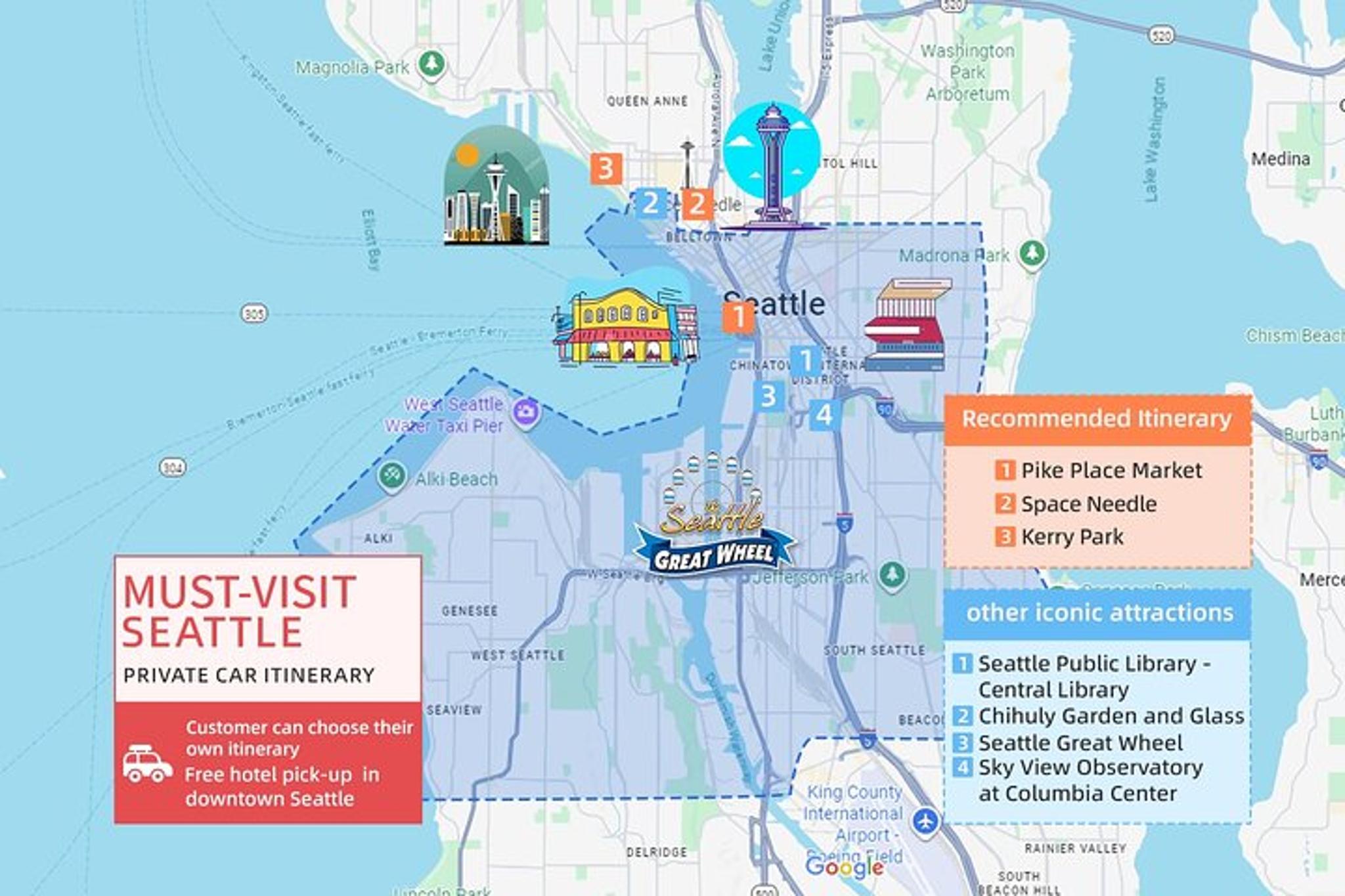 Seattle Full-Day Private Chauffeur Tour - Image 3