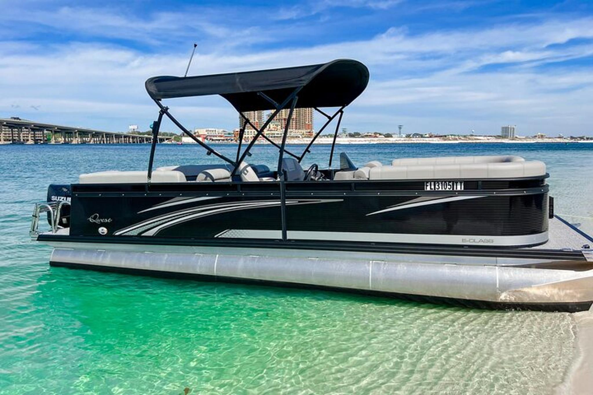 Navarre Pontoon Boat Rental Half Day - Image 1