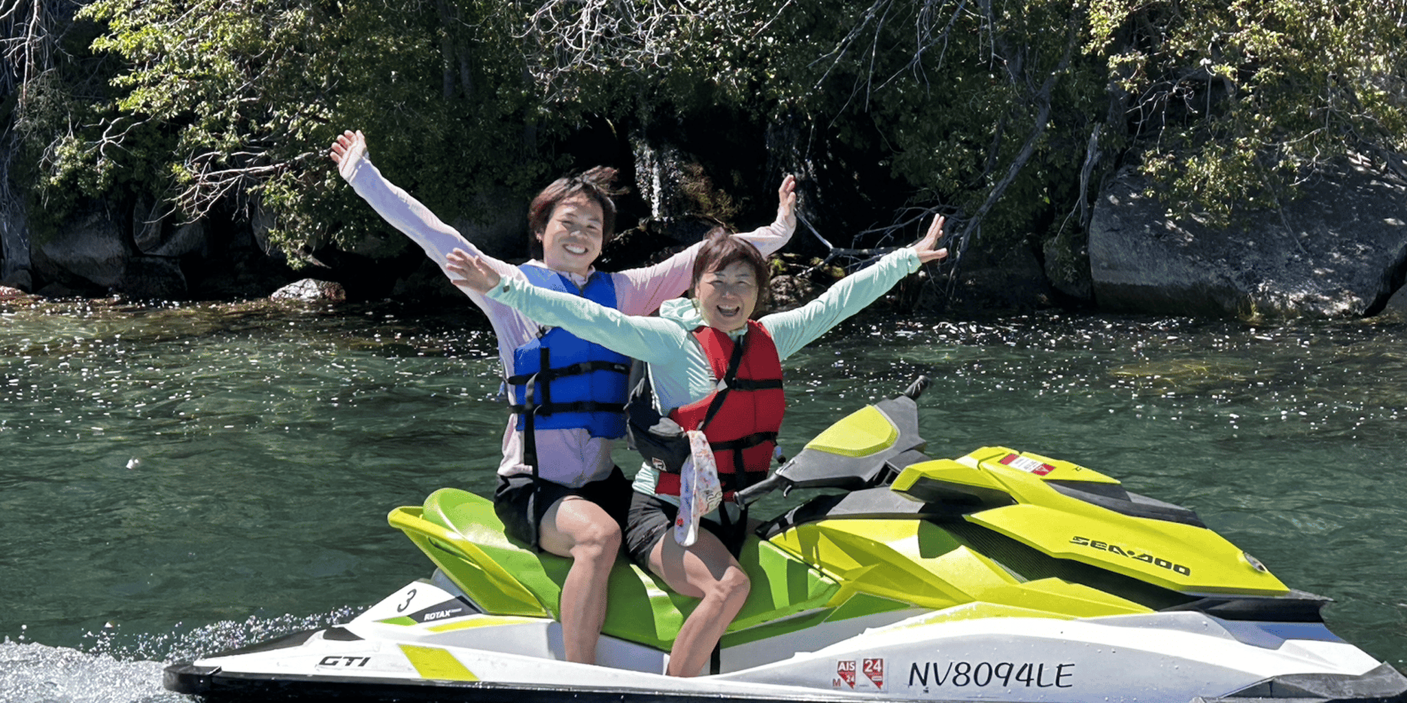Lake Tahoe Wave Runner Tour to Emerald Bay