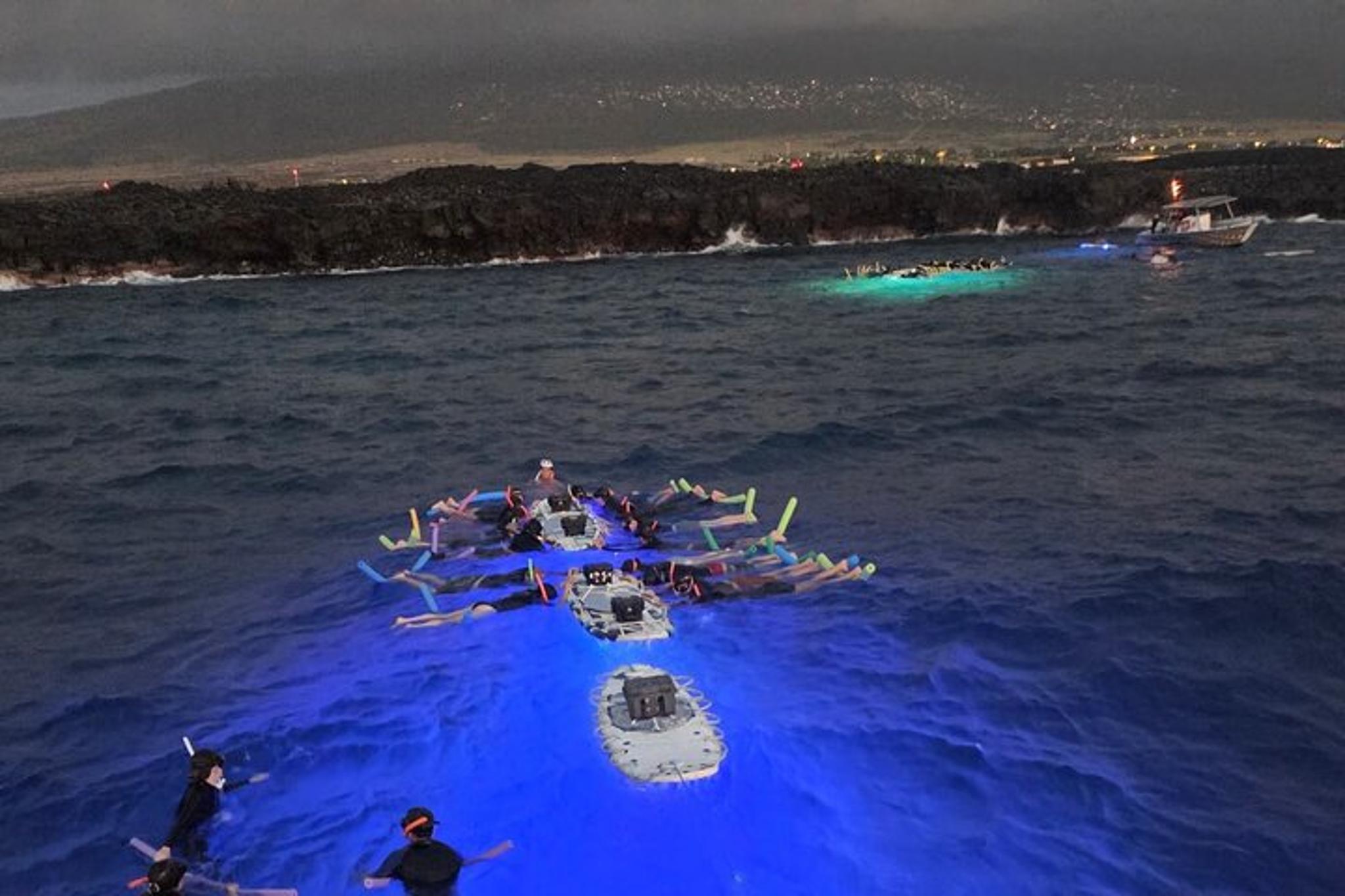 Kona Night Snorkeling with Manta Rays