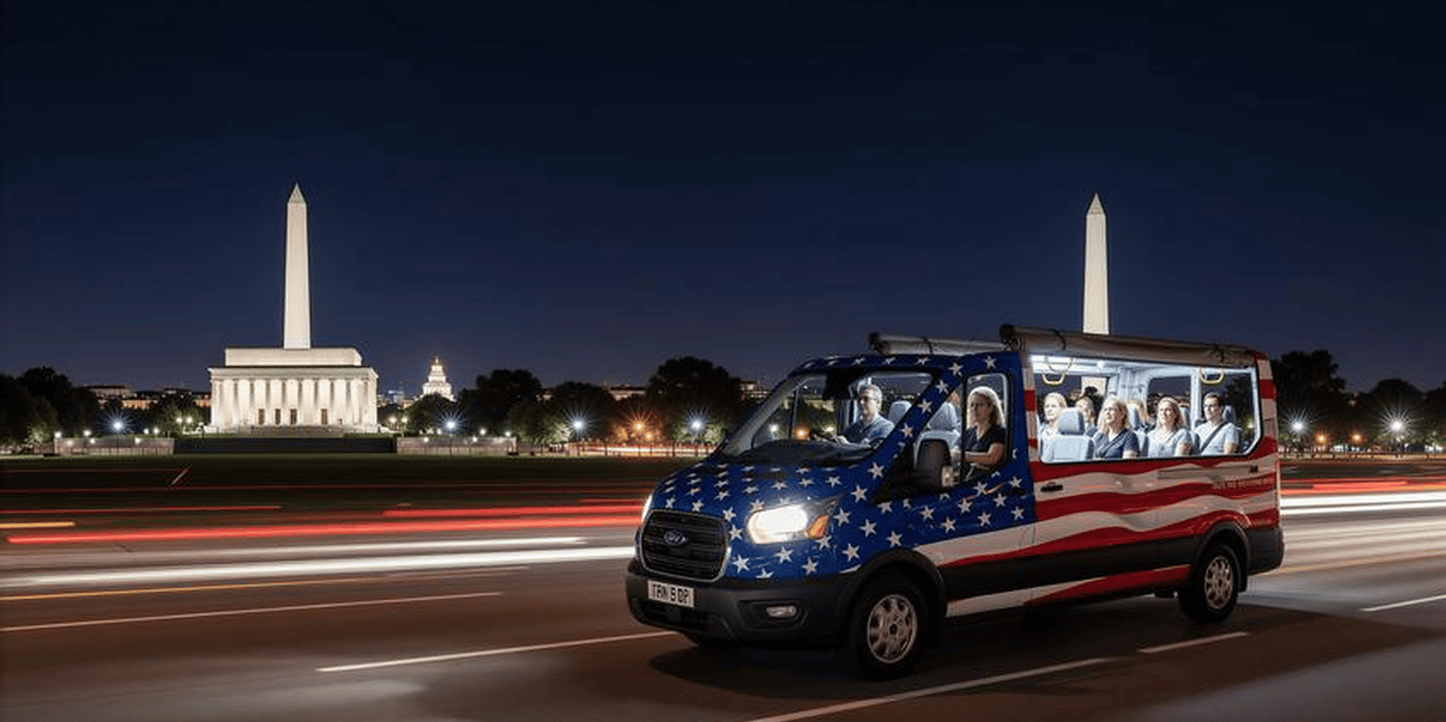Washington DC Monuments Open-Air Moonlight Tour - Image 2