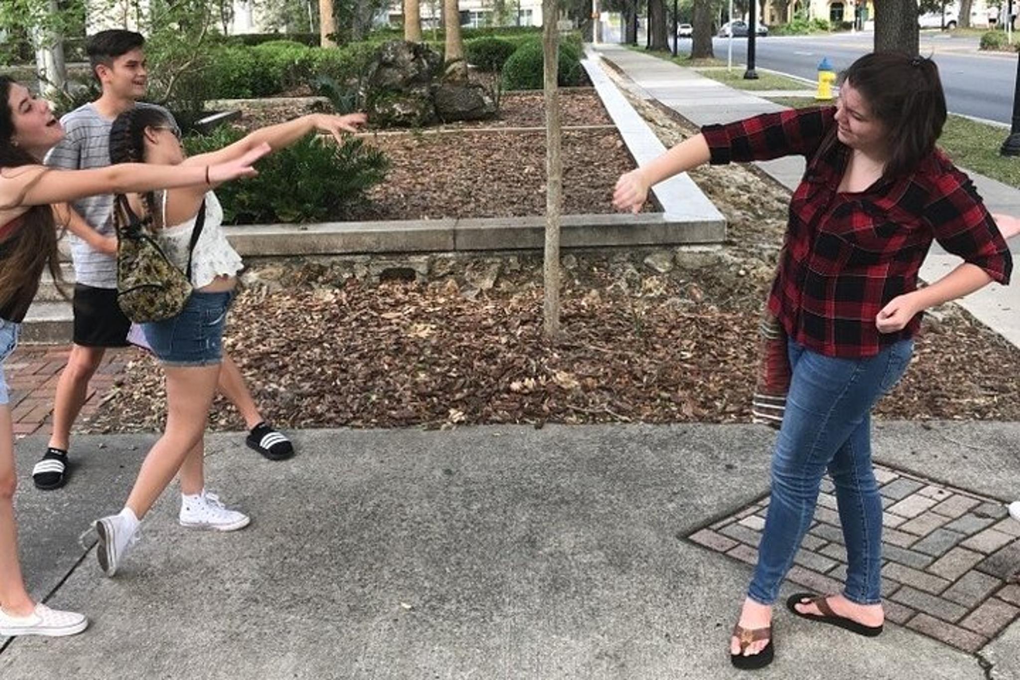 Costa Mesa Scavenger Hunt with Zombie Theme
