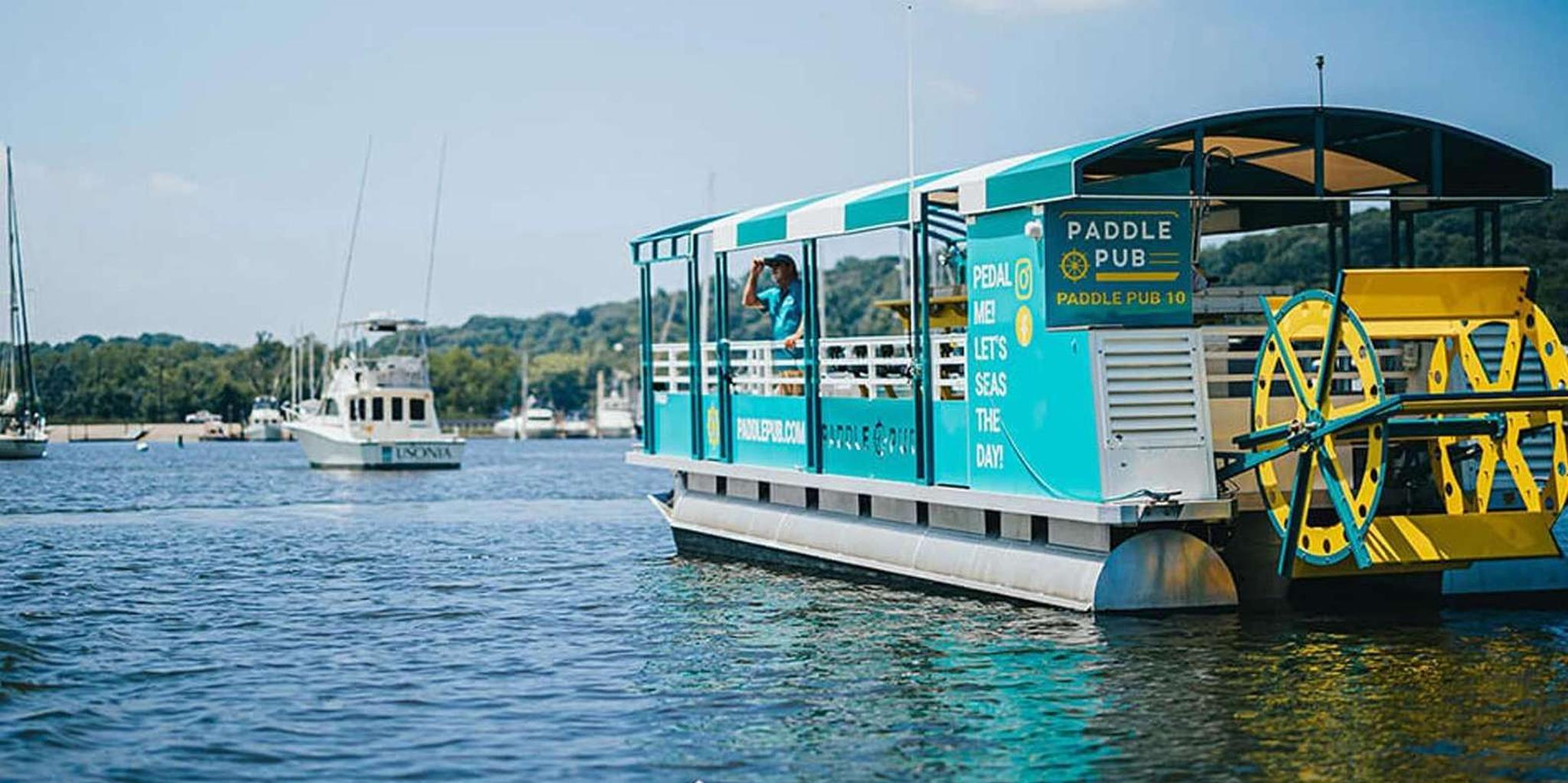 Tampa Paddle Pub River Cruise at Sunset 2 hr - Image 1