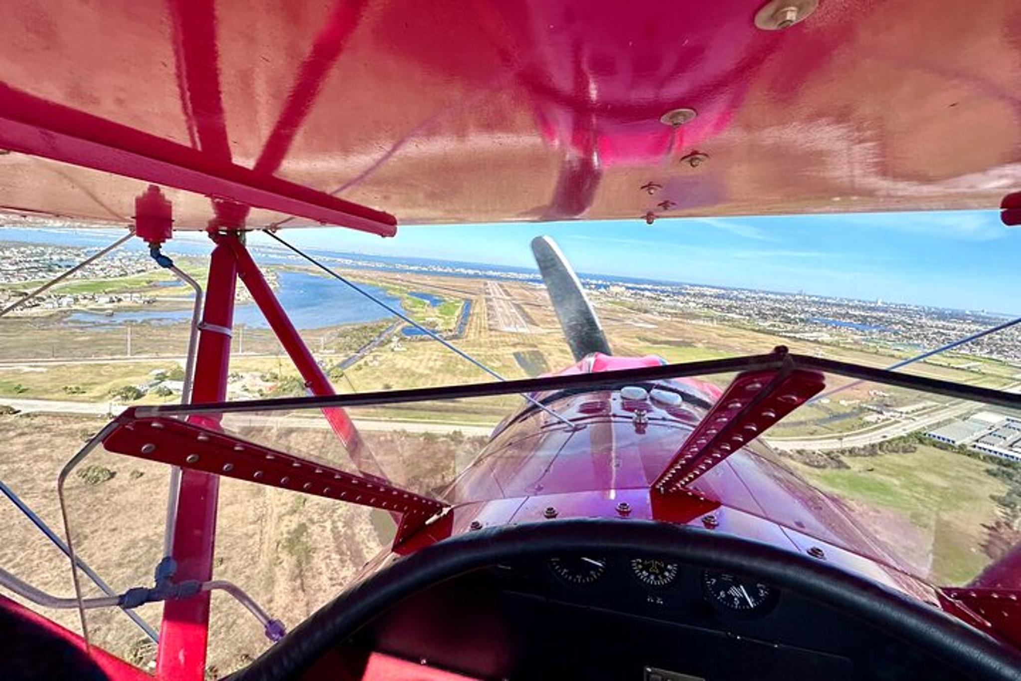 Galveston Biplane Ride Over Island and Bolivar - Image 4
