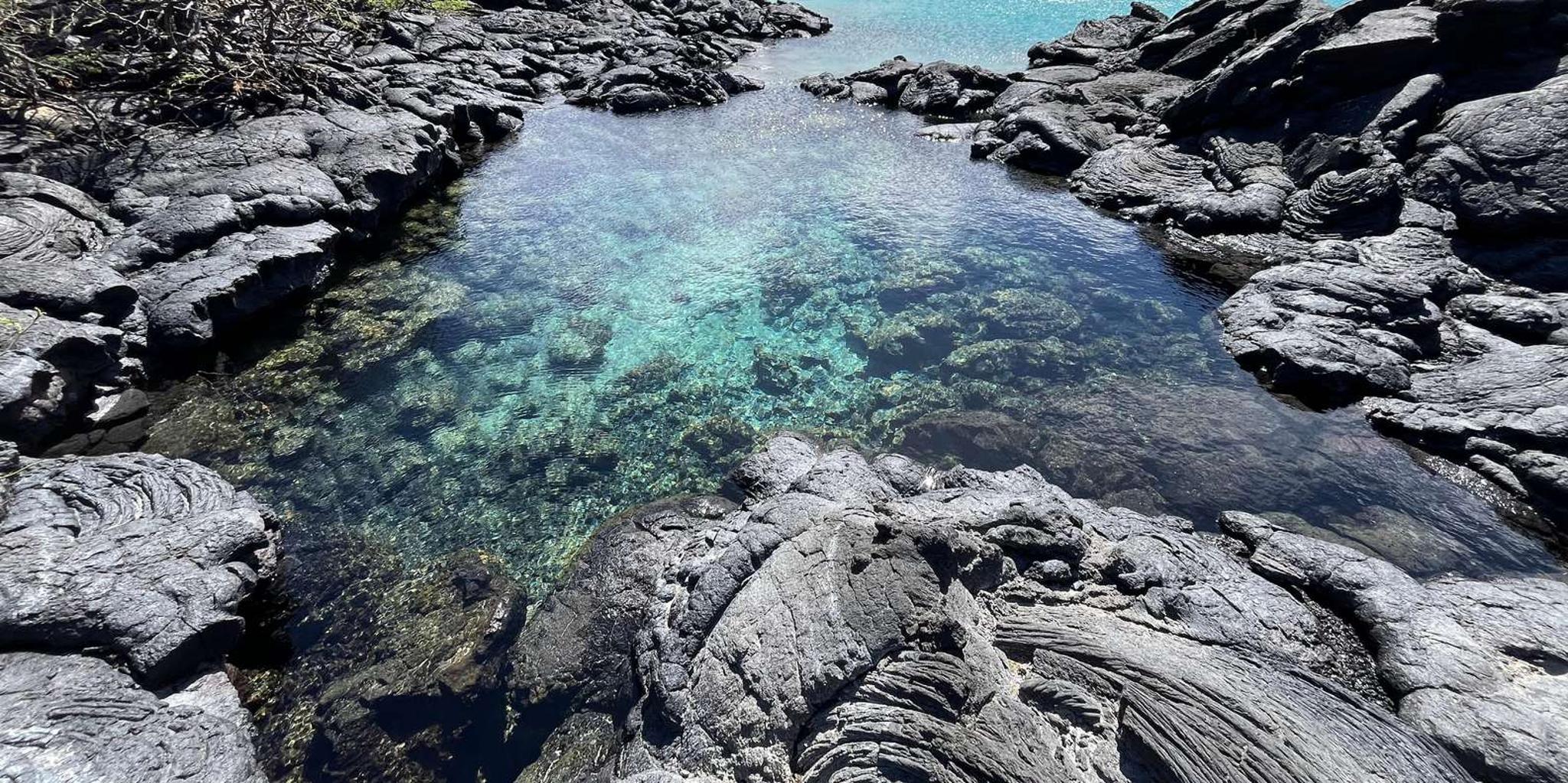 Kailua-Kona Coast Hike and Swim