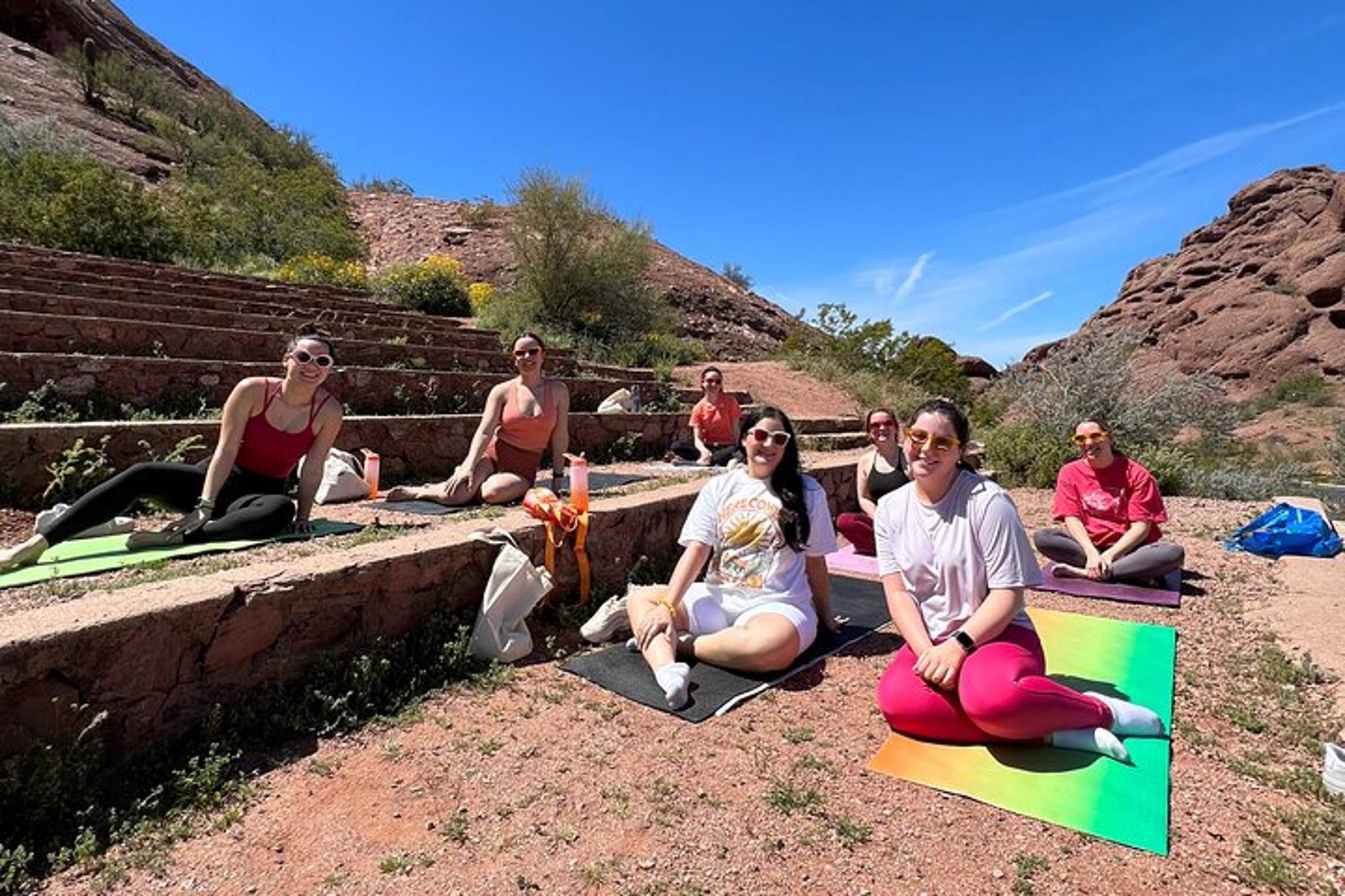 Phoenix Hiking and Yoga Experience at Papago Park - Image 4