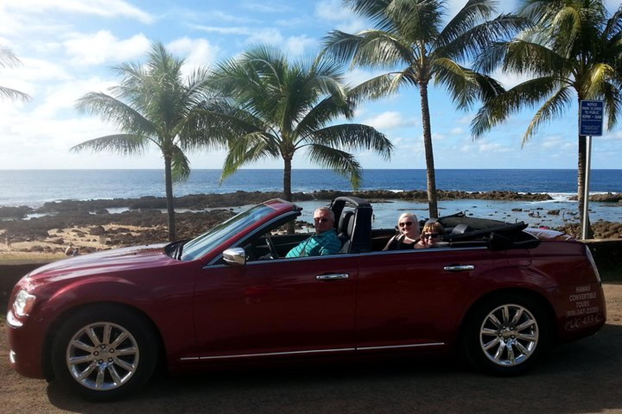 Oahu Convertible Tour of South and North Shores
