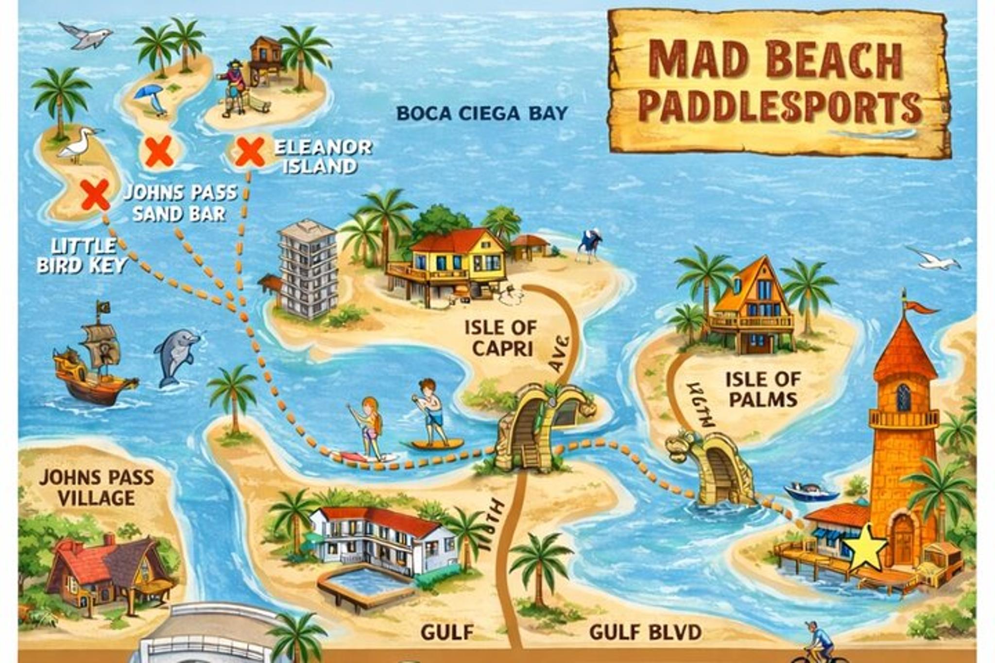 St. Petersburg Kayak Rental to John's Pass Sandbar - Image 2