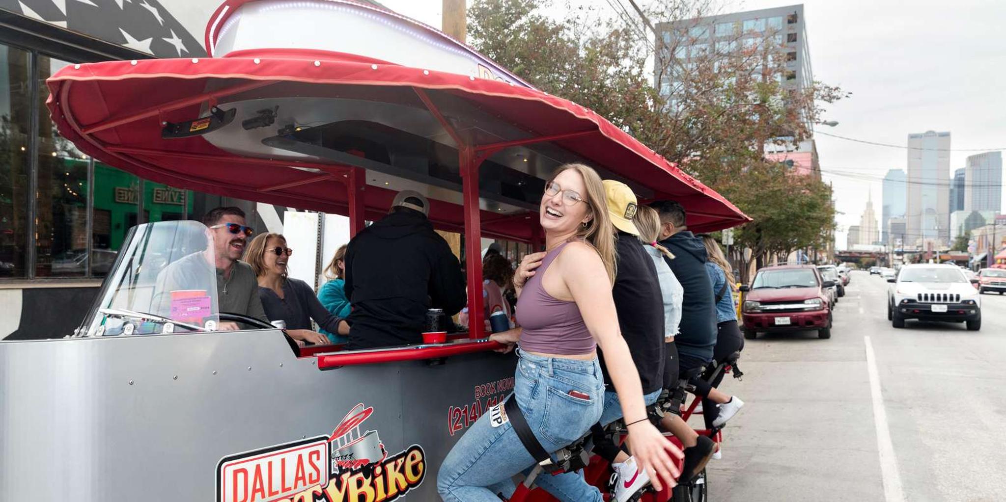 Dallas Party Bike Tour in Deep Ellum 2 hr