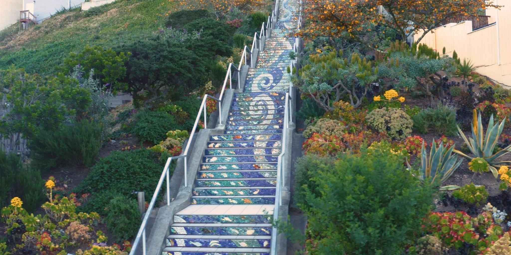San Francisco Mosaic Stairways Tour