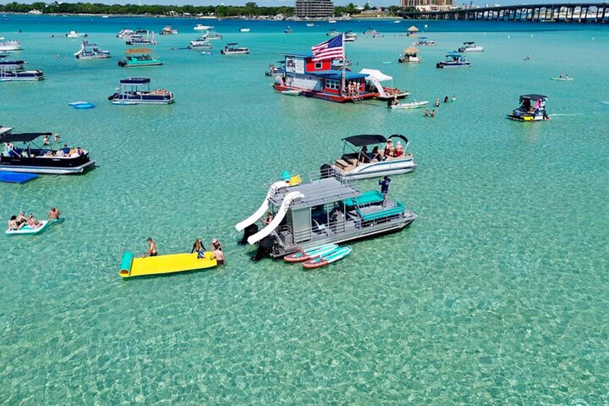 Destin Pontoon Charter with Slides and Restroom - Image 2