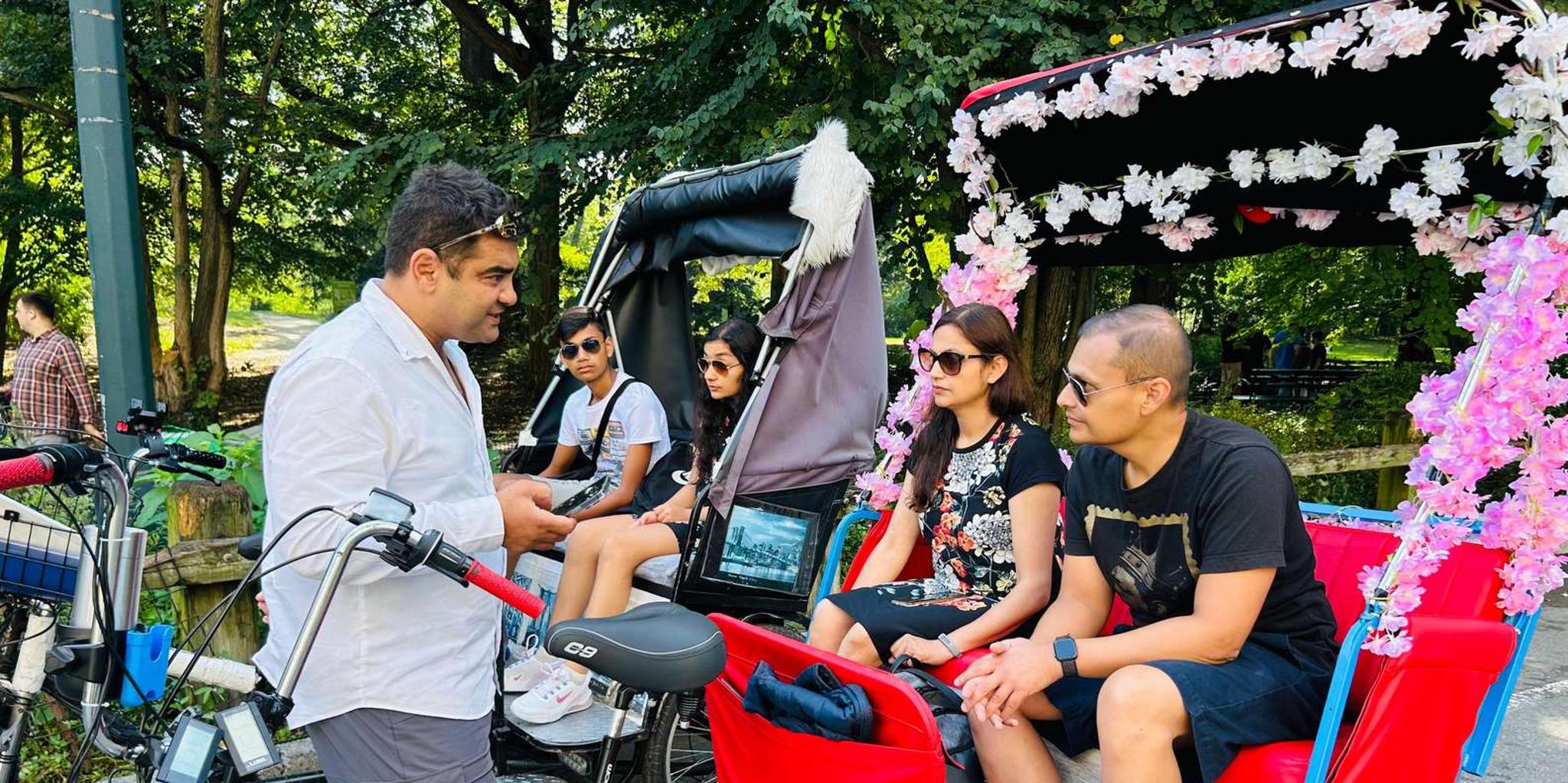 New York Central Park Pedicab Tour