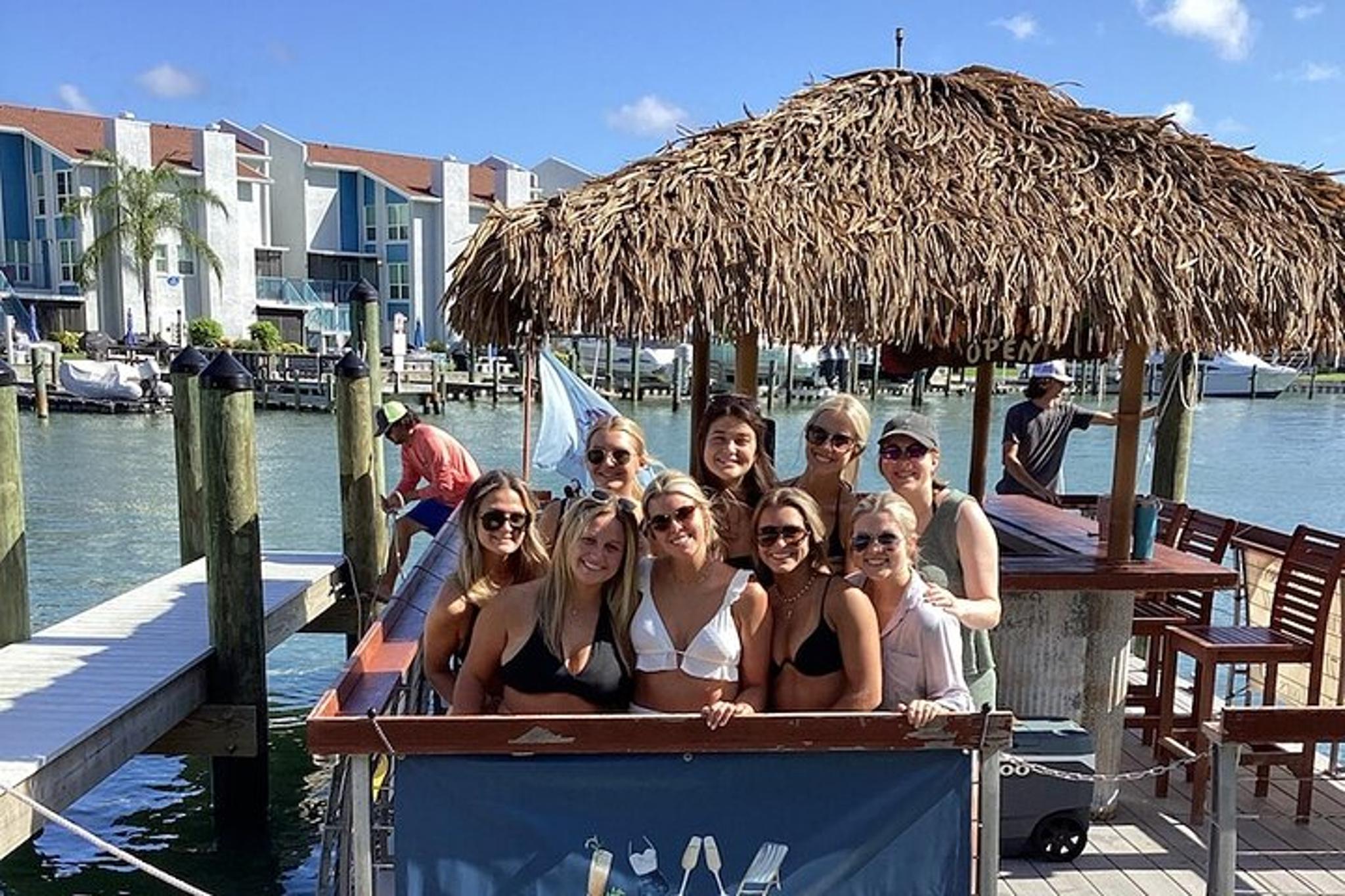 Madeira Beach Tiki Boat Cruise to John's Pass Sandbar - Image 6