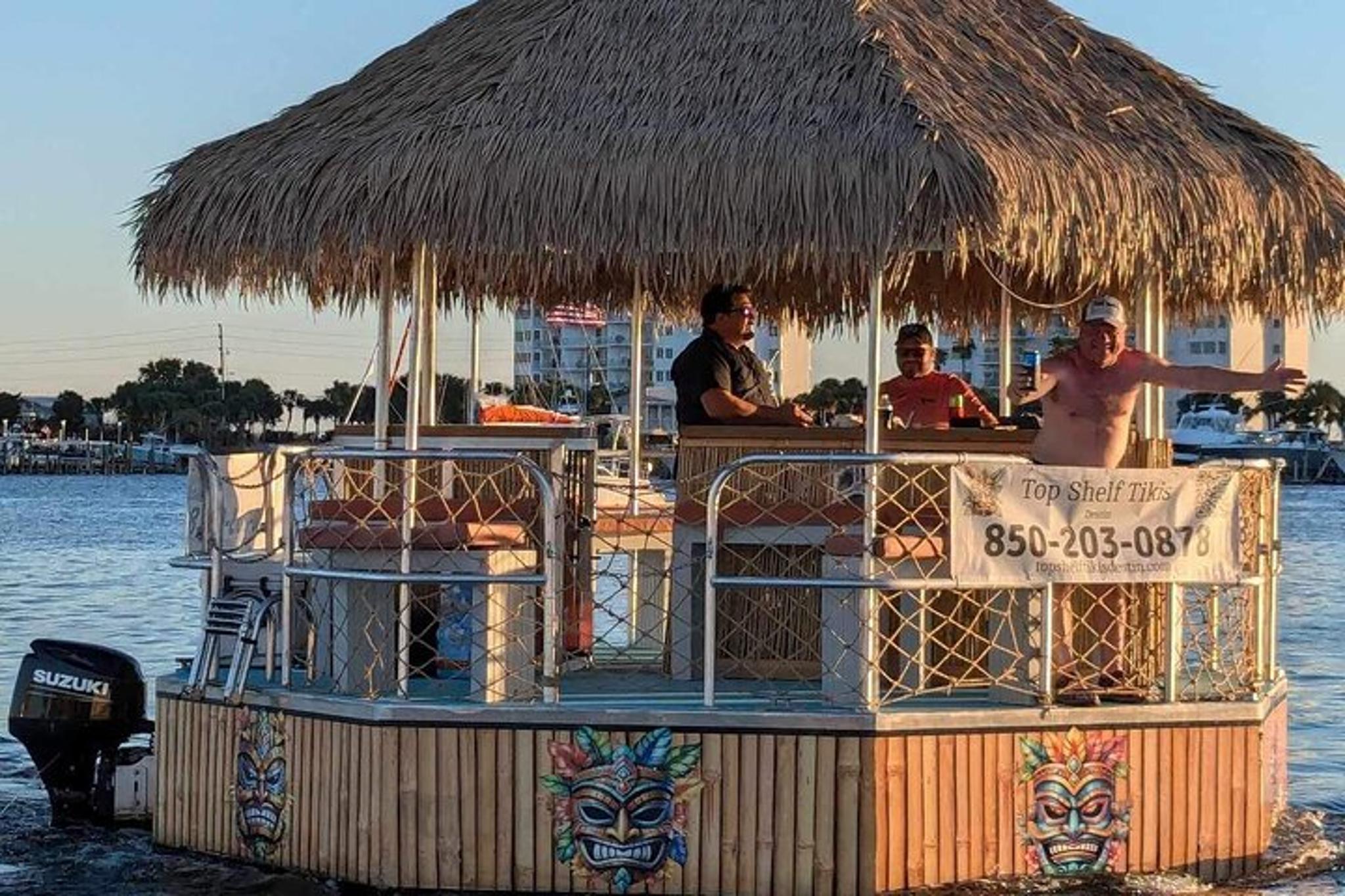 Panama City Beach Sunset Tiki Boat Tour 90 Min - Image 4