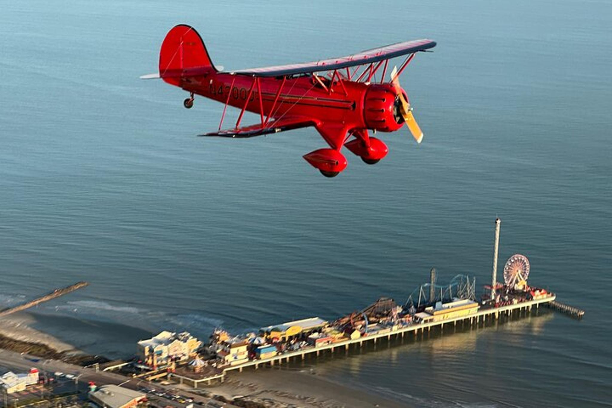 Galveston Biplane Ride Over Island and Bolivar - Image 3