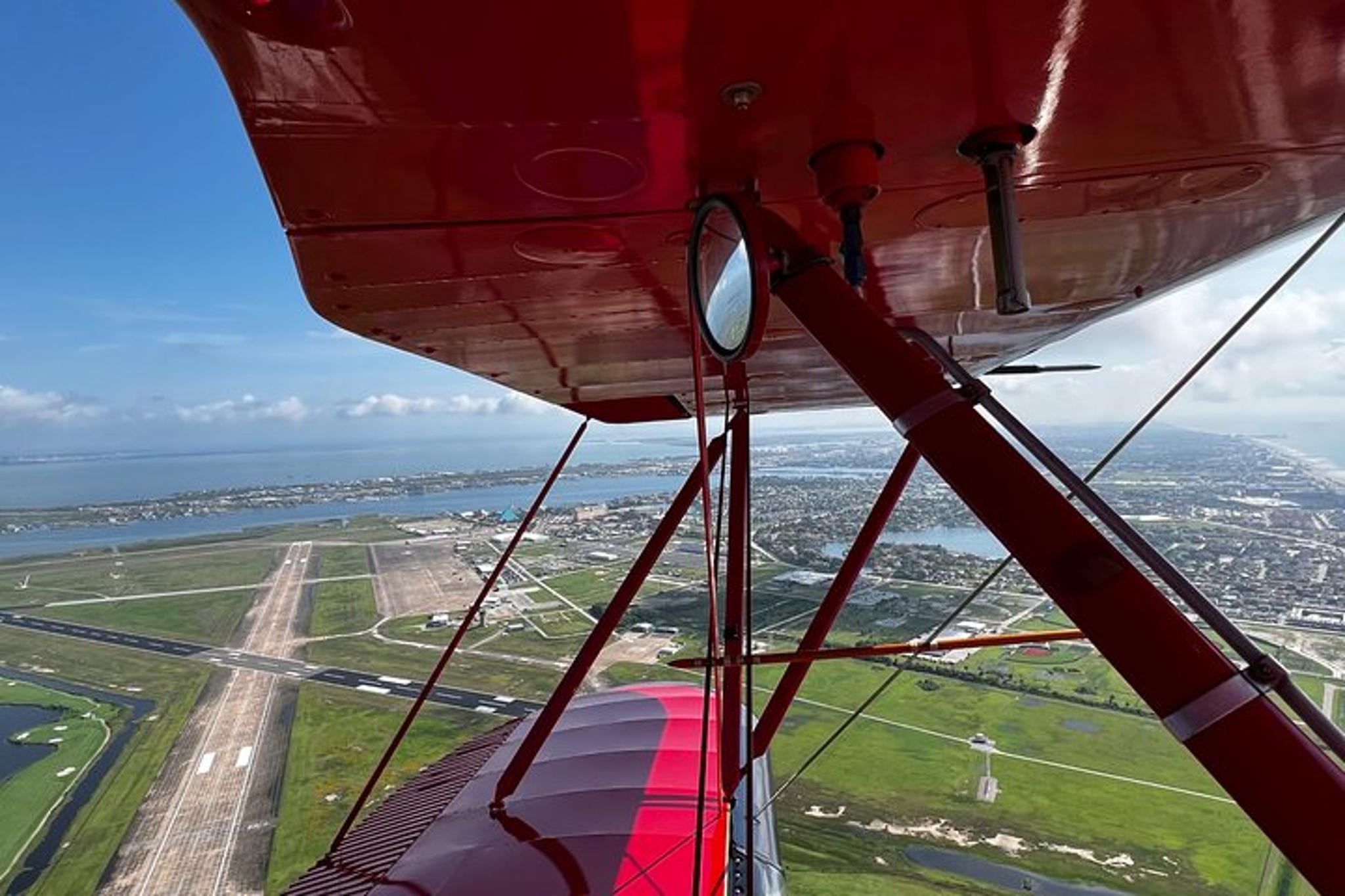 Galveston Open Cockpit Biplane Ride - Image 4