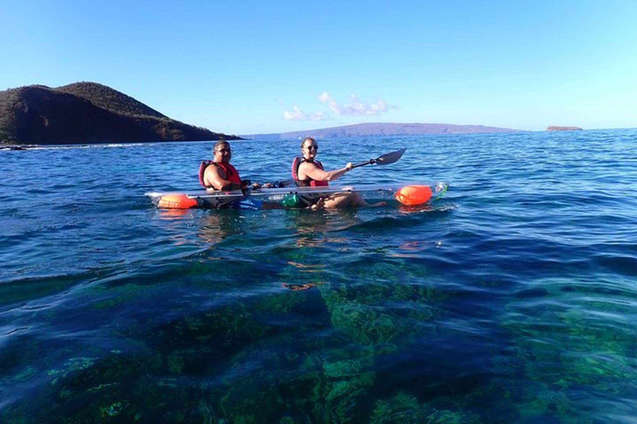 Maui Tandem Clear Kayak Rental 2 hr - Image 1