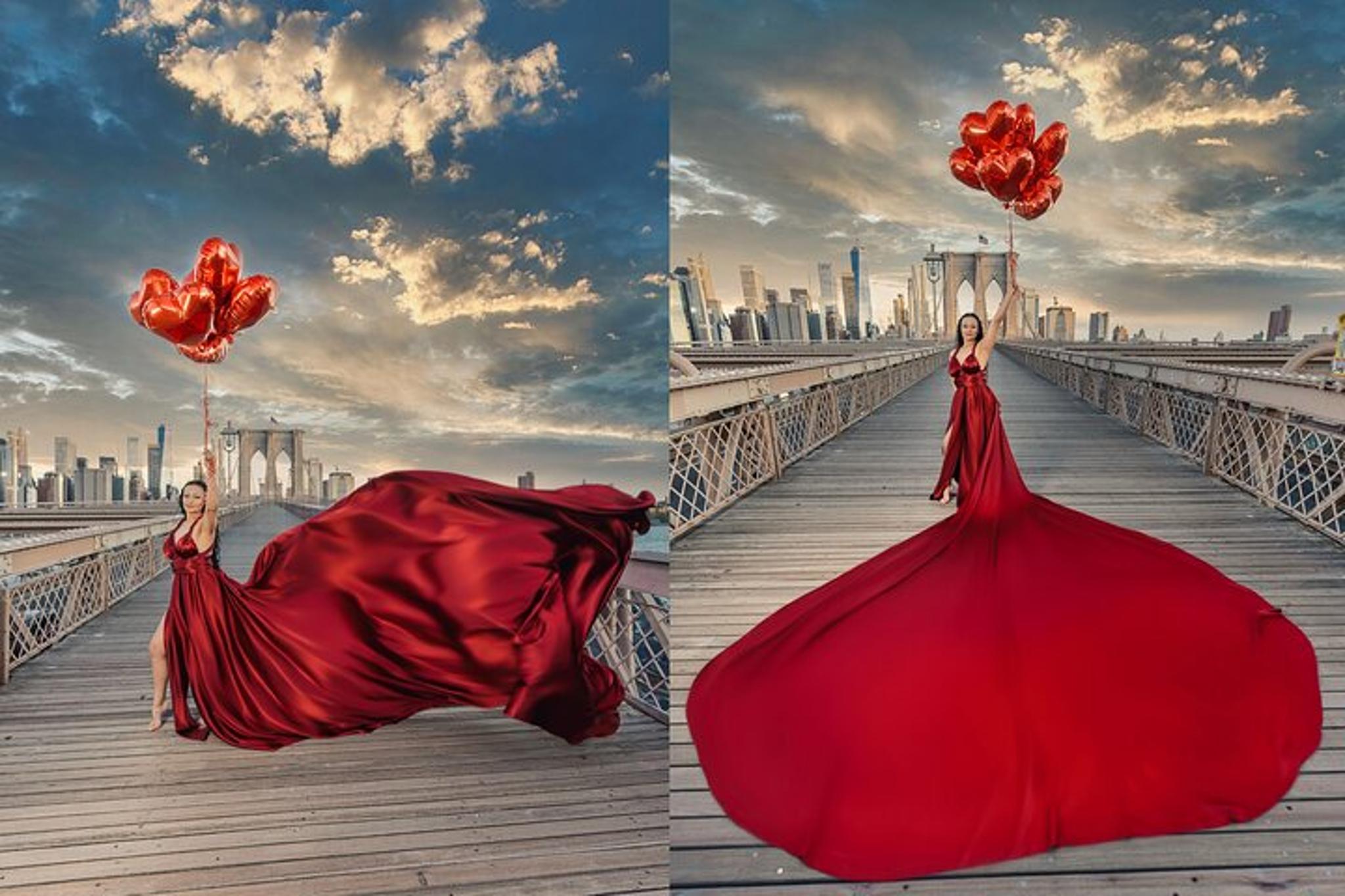 New York City Flying Dress Photoshoot - Image 2