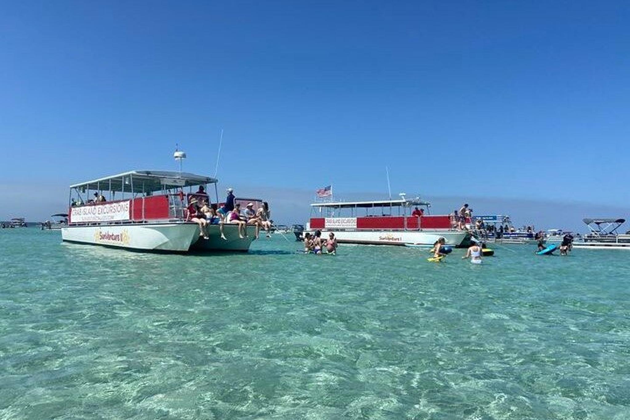 Destin Harbor Crab Island Excursion 4 hr