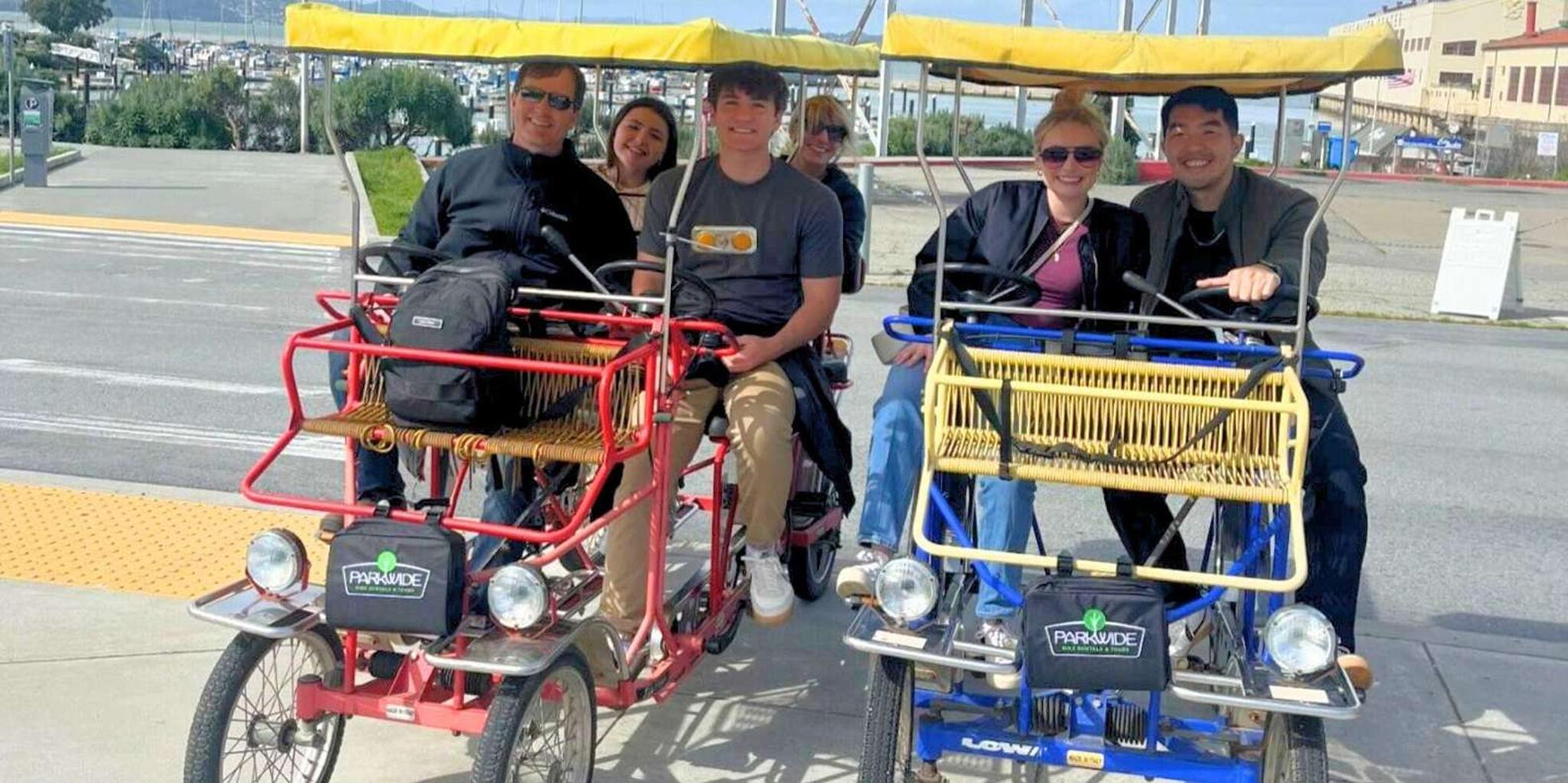 San Francisco Marina Waterfront Surrey Bike Rental - Image 4