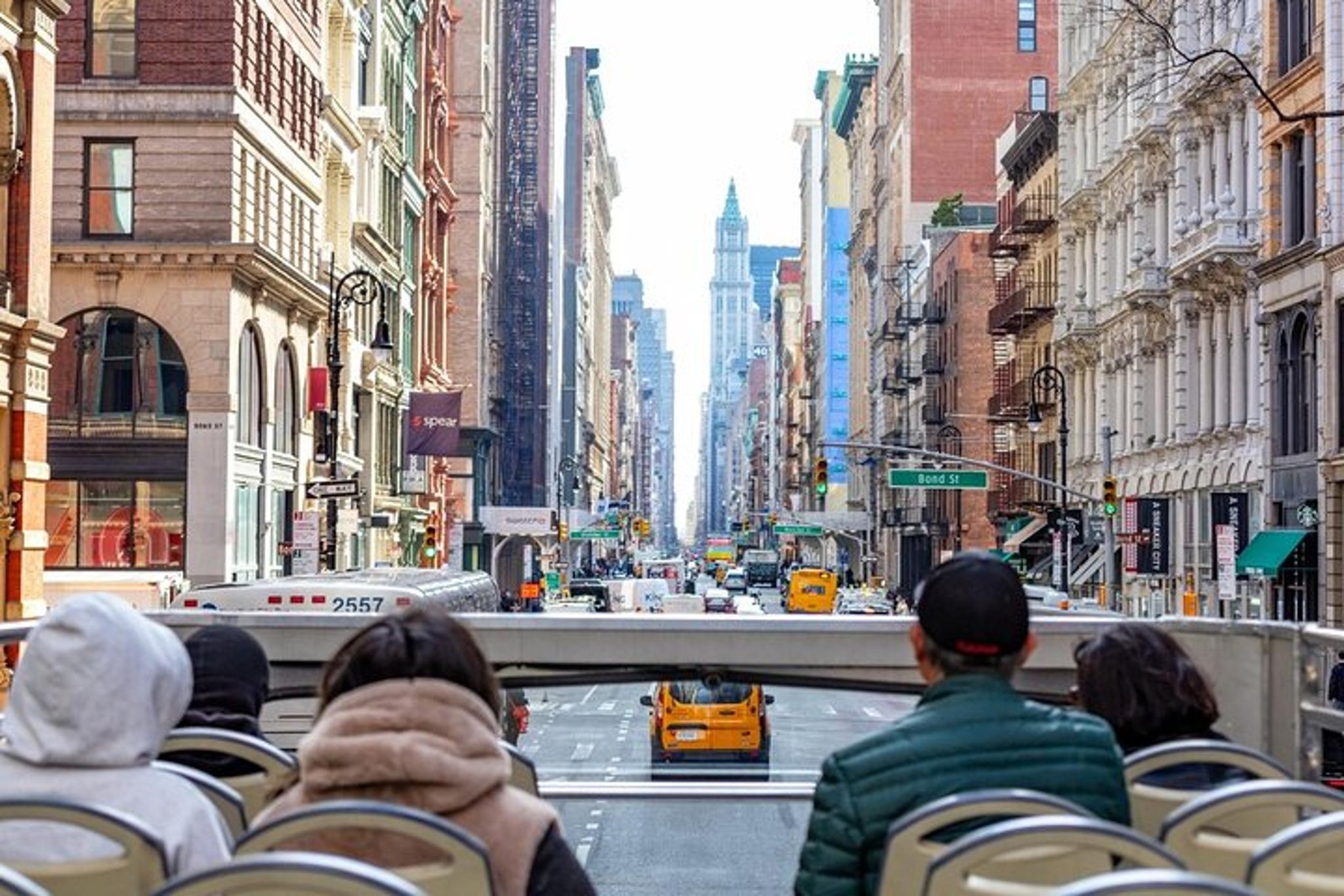 New York City Sightseeing Bus and Statue of Liberty Cruise