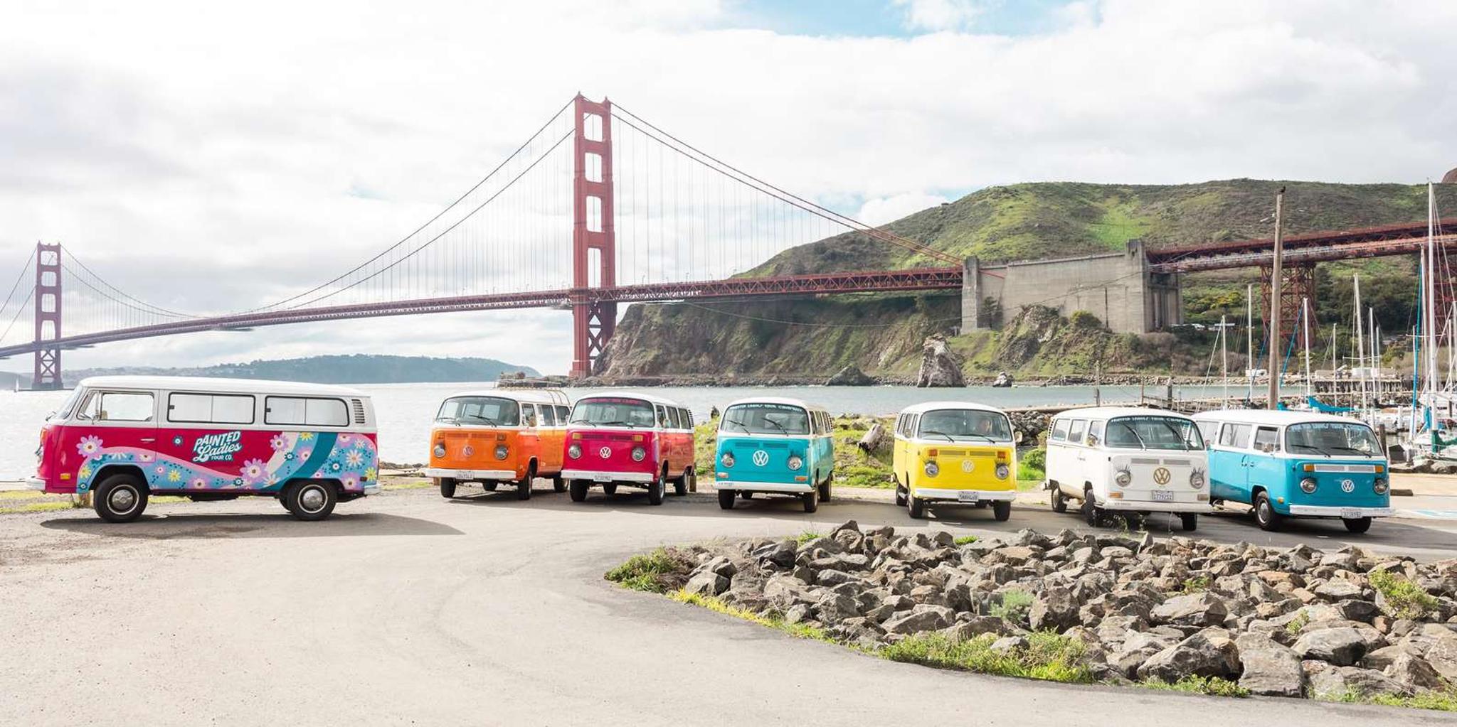 San Francisco City Tour by Vintage VW Bus
