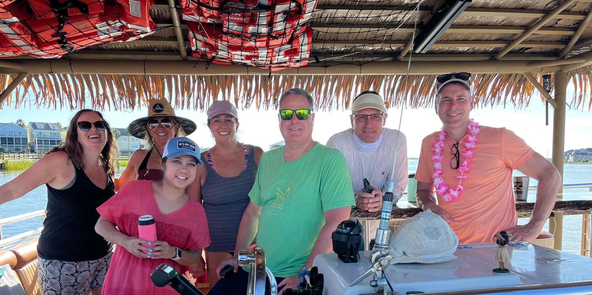 Folly Beach Tiki Boat Cruise with BYOB Option 2 hr - Image 6