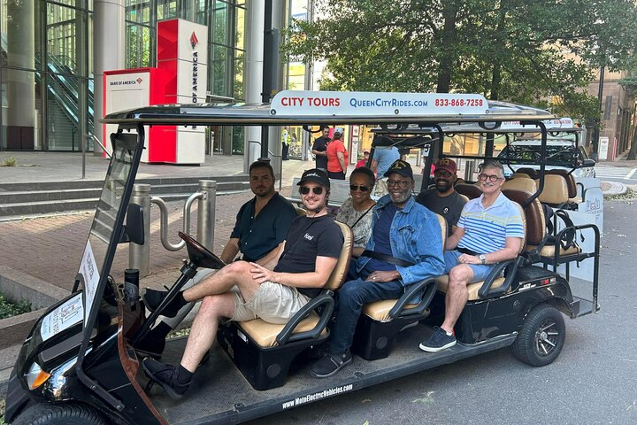 Charlotte Historical City Tour on Eco-Friendly Cart