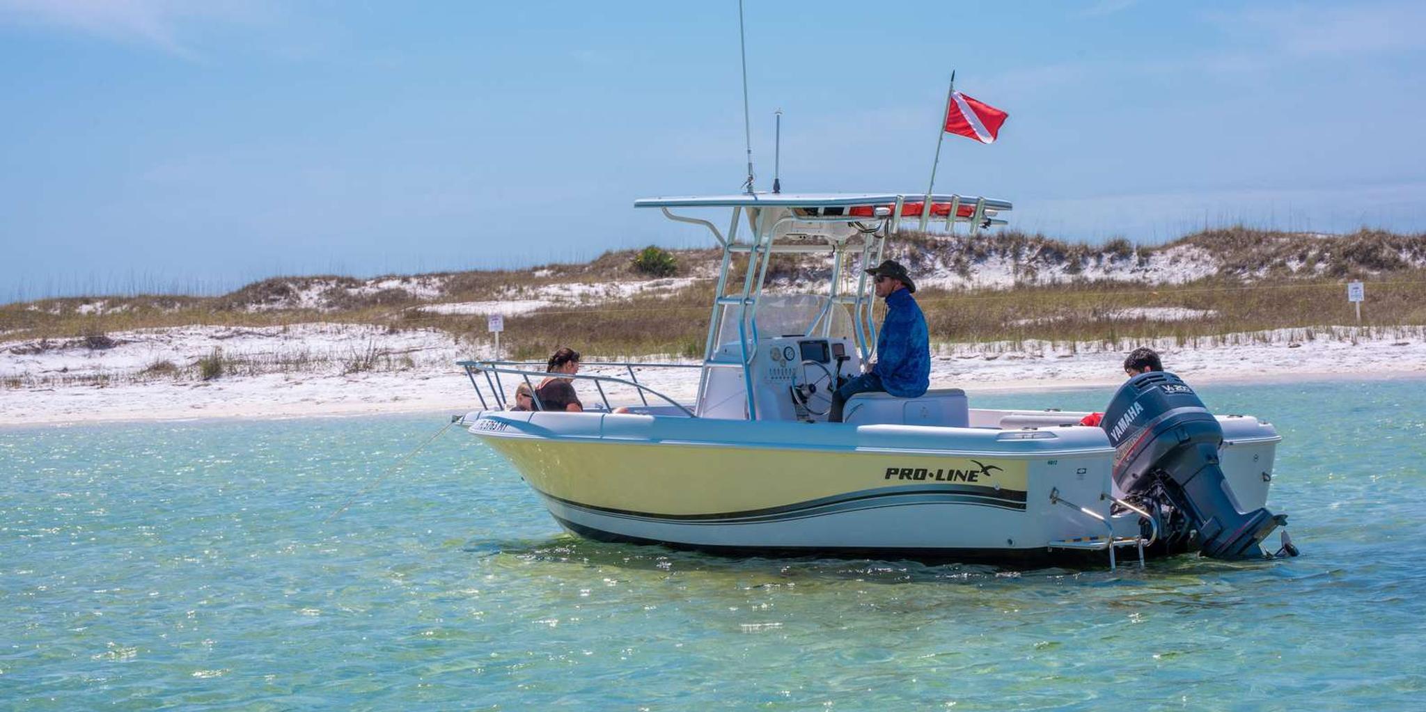 Panama City Beach Powerboat Tour at Sunset