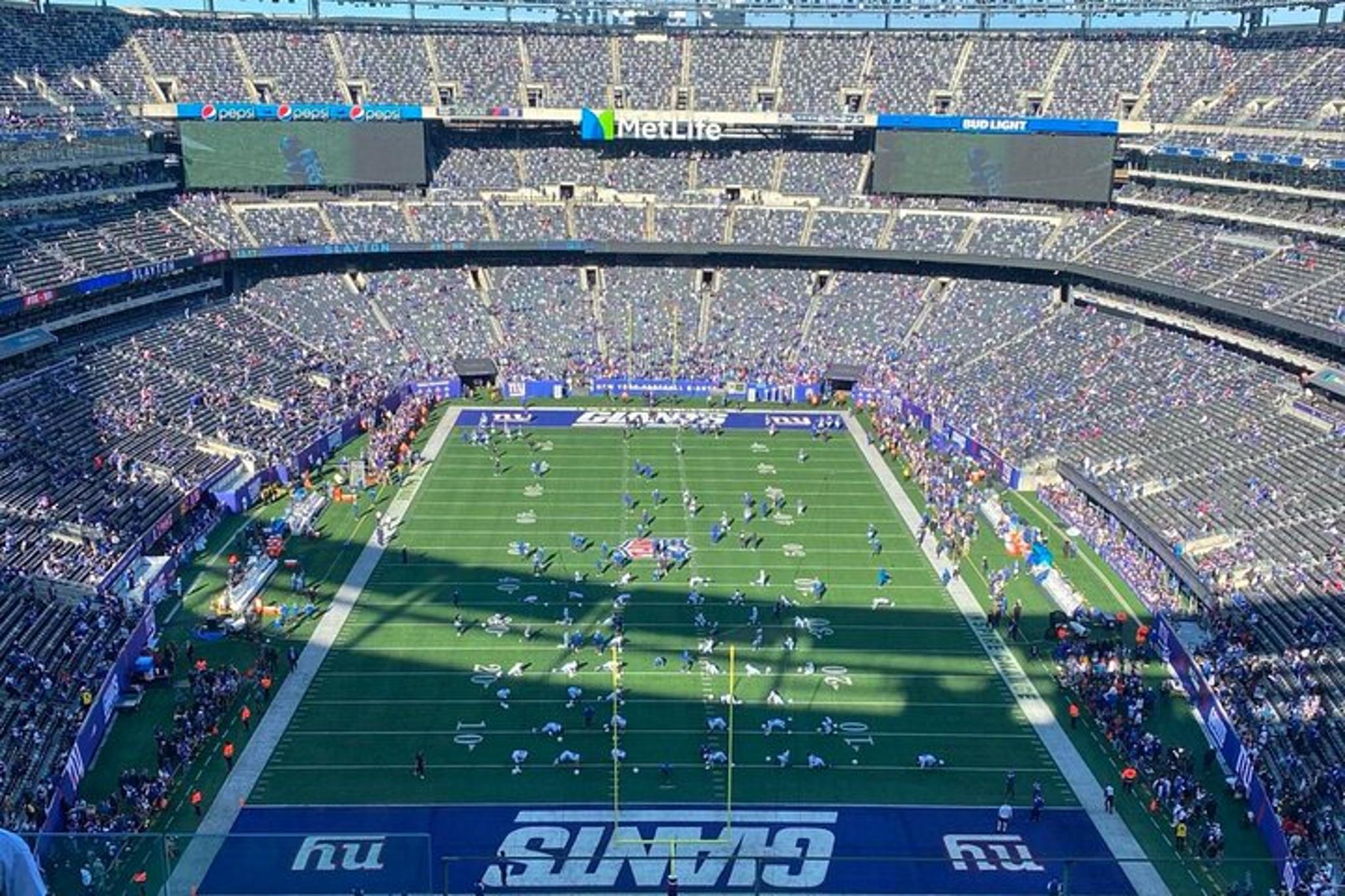 New York Giants Football Game at MetLife Stadium