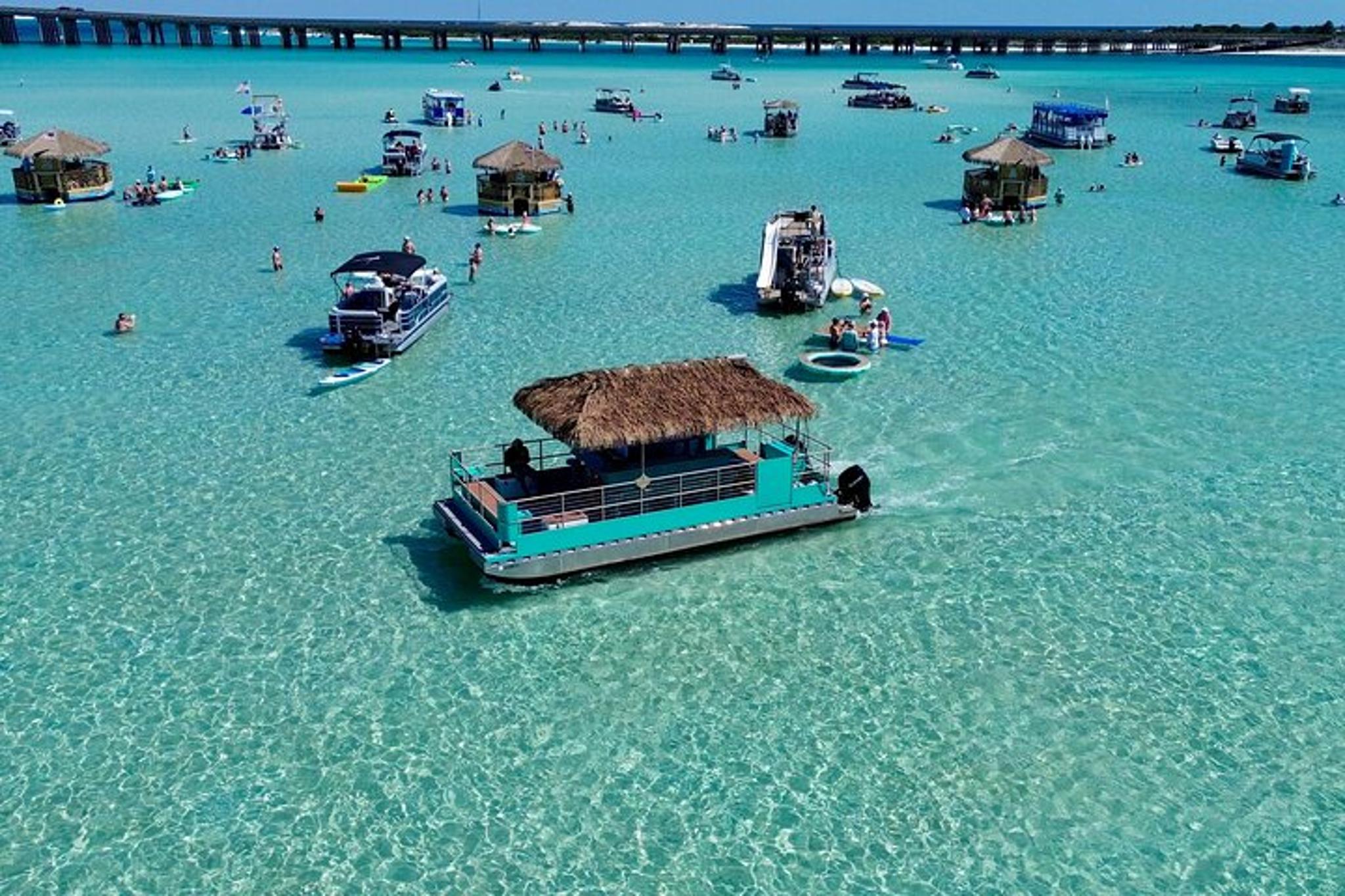 Destin Crab Island Tiki Pontoon Adventure - Image 4