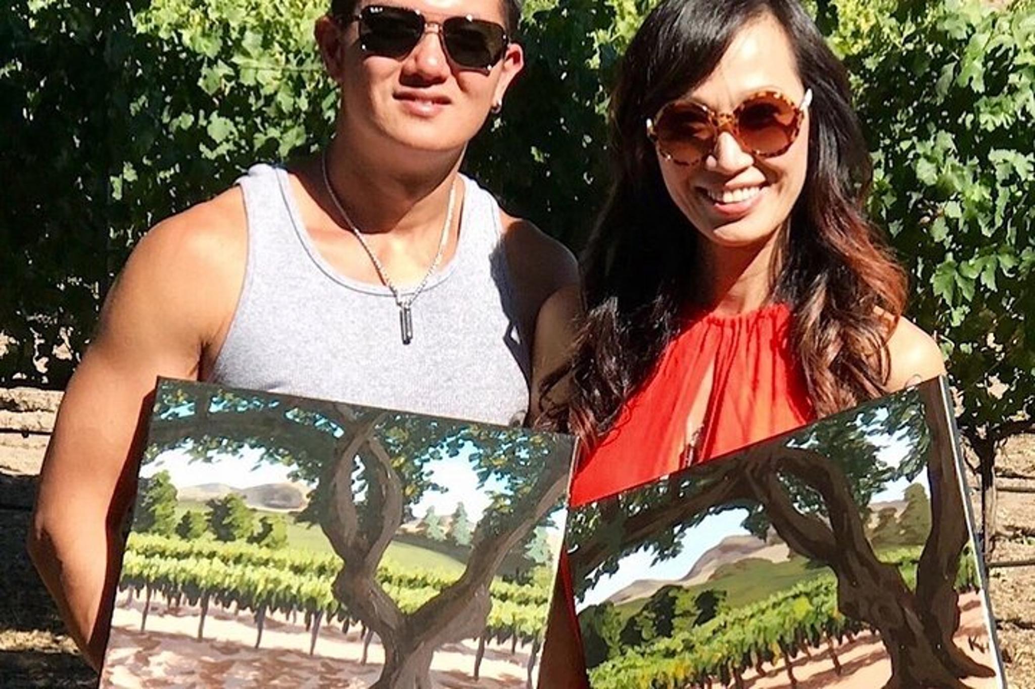 Santa Barbara Vineyard Painting and Wine Tasting - Image 6