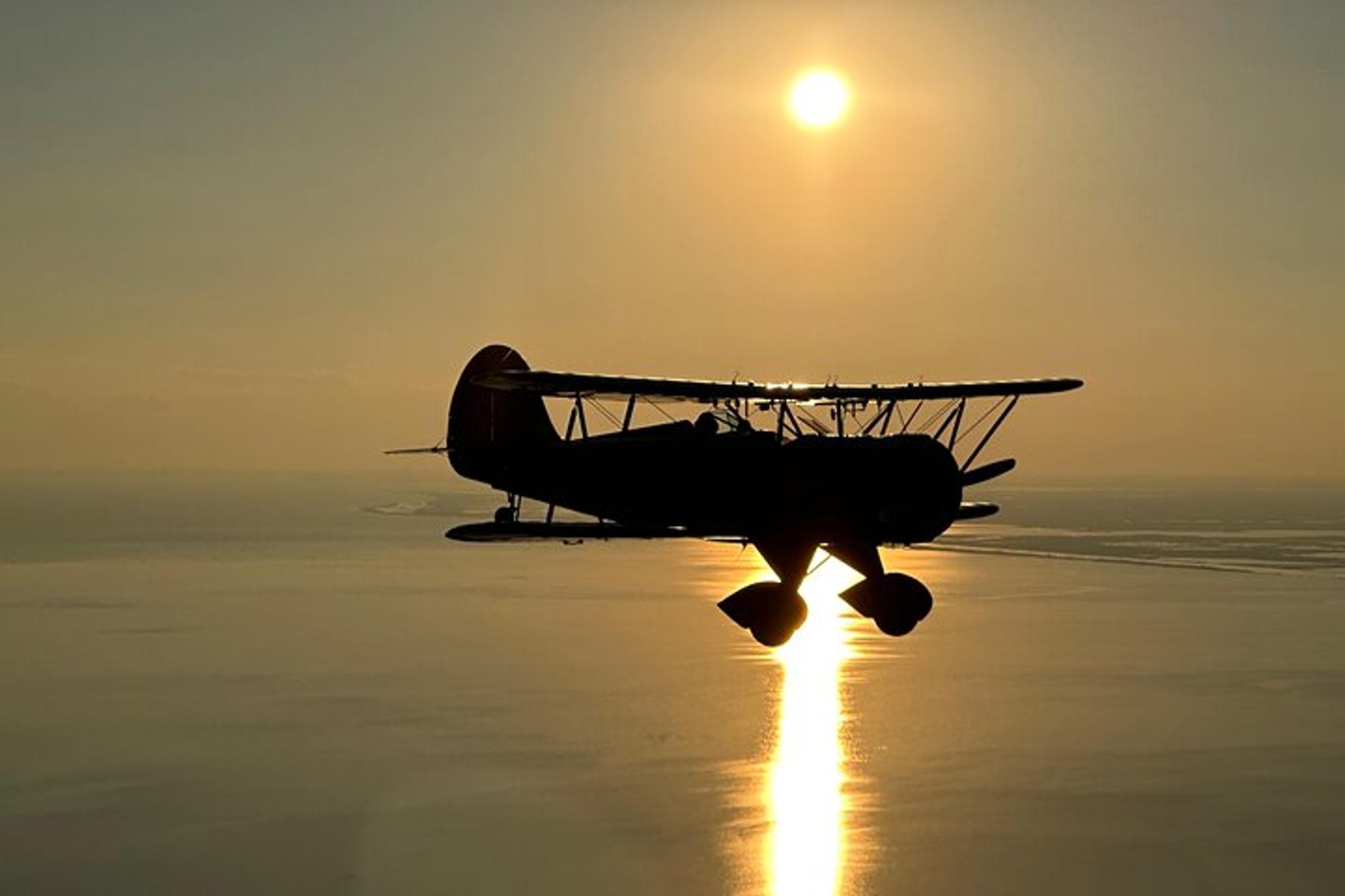Galveston Open Cockpit Biplane Ride - Image 3
