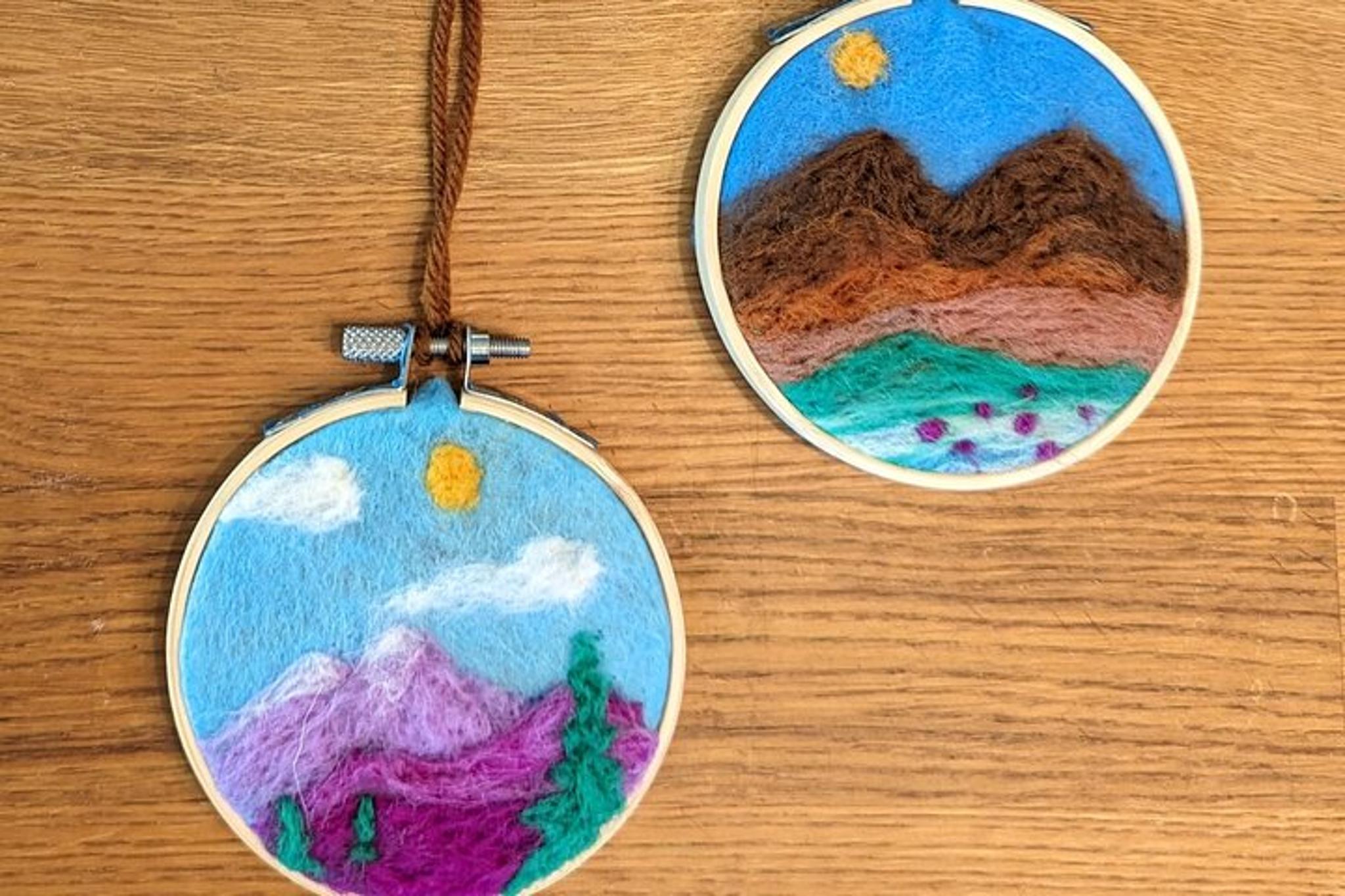 Estes Park Felted Landscape Ornament Art Kit - Image 2