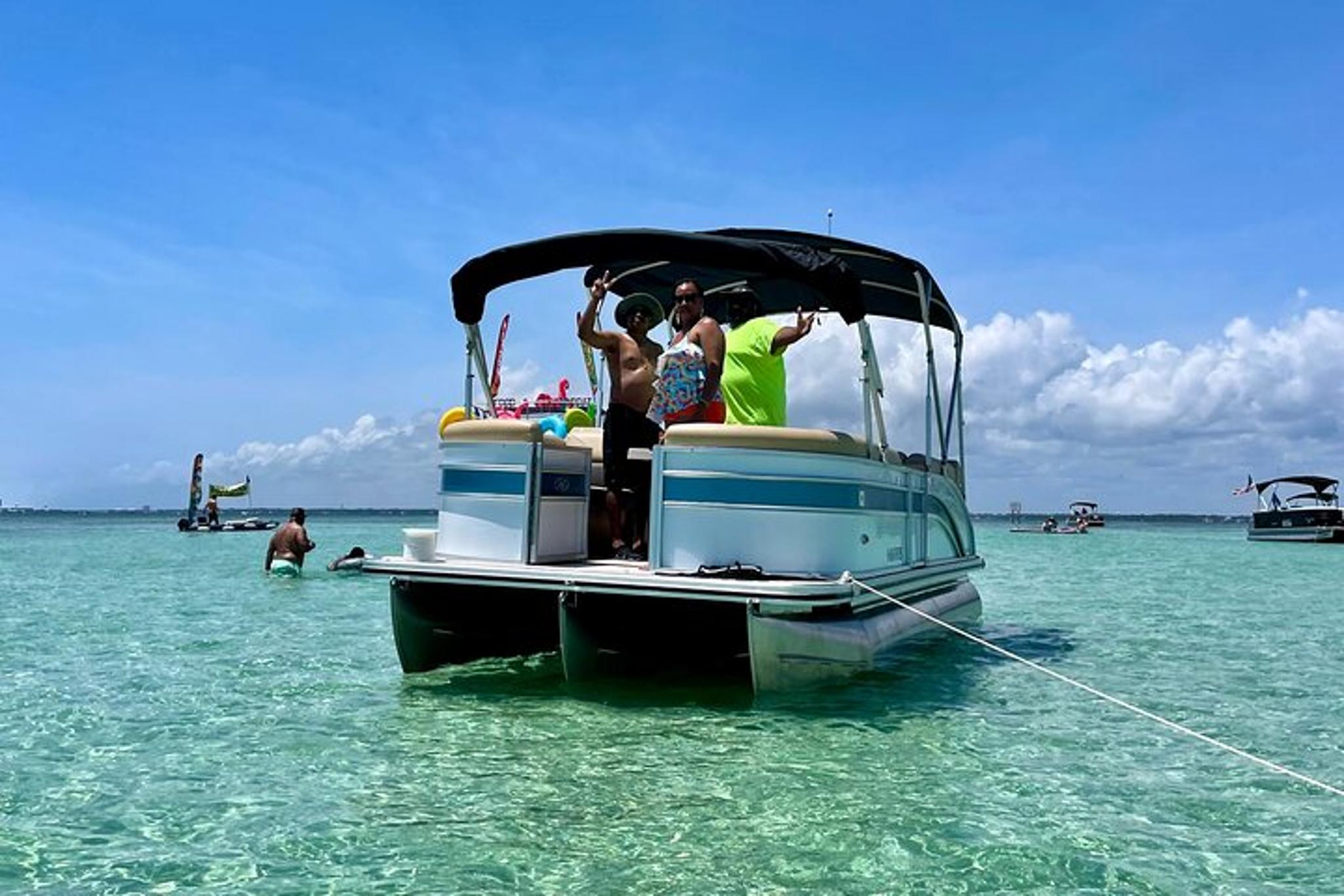 Destin Pontoon Charter to Crab Island - Image 6