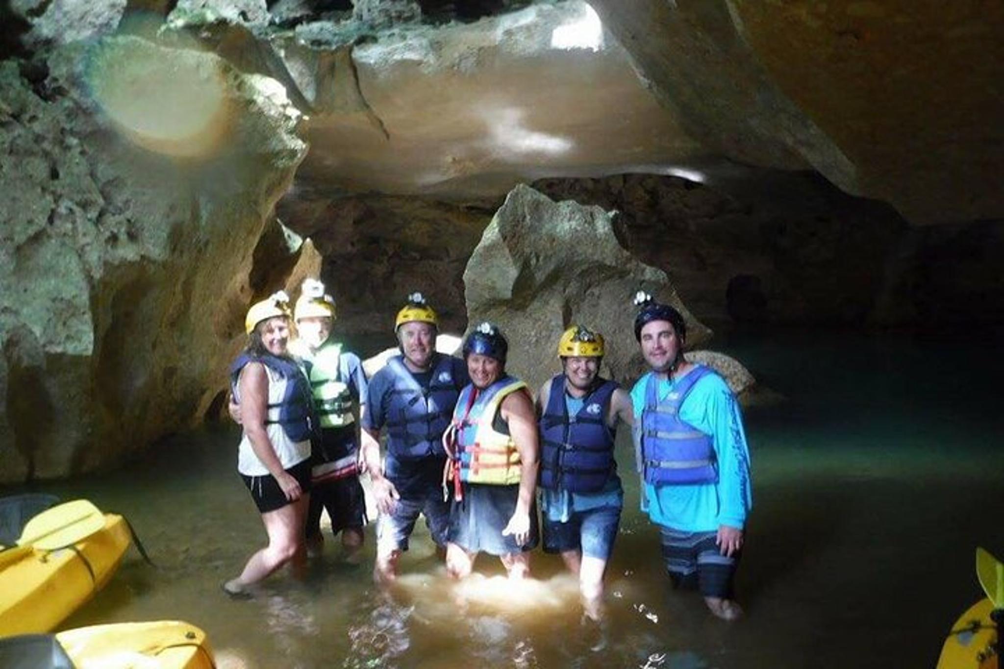 Belize Cave Kayaking, Ziplines, and Altun Ha Tour
