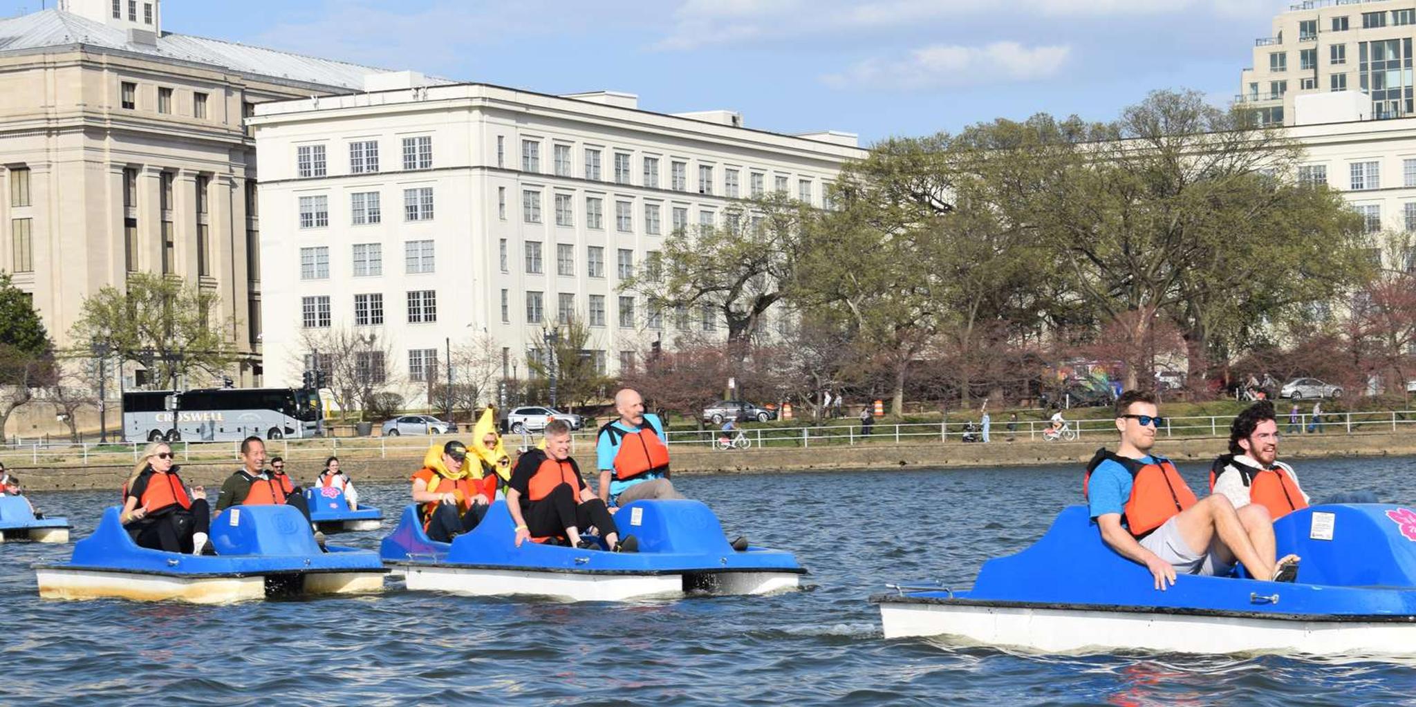 Washington DC Tidal Basin Pedal Boat Rental - Image 4