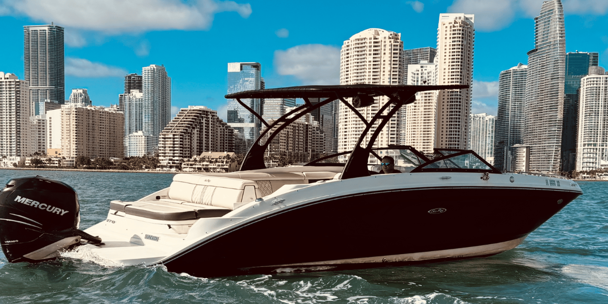 Miami Boat Tour with Champagne