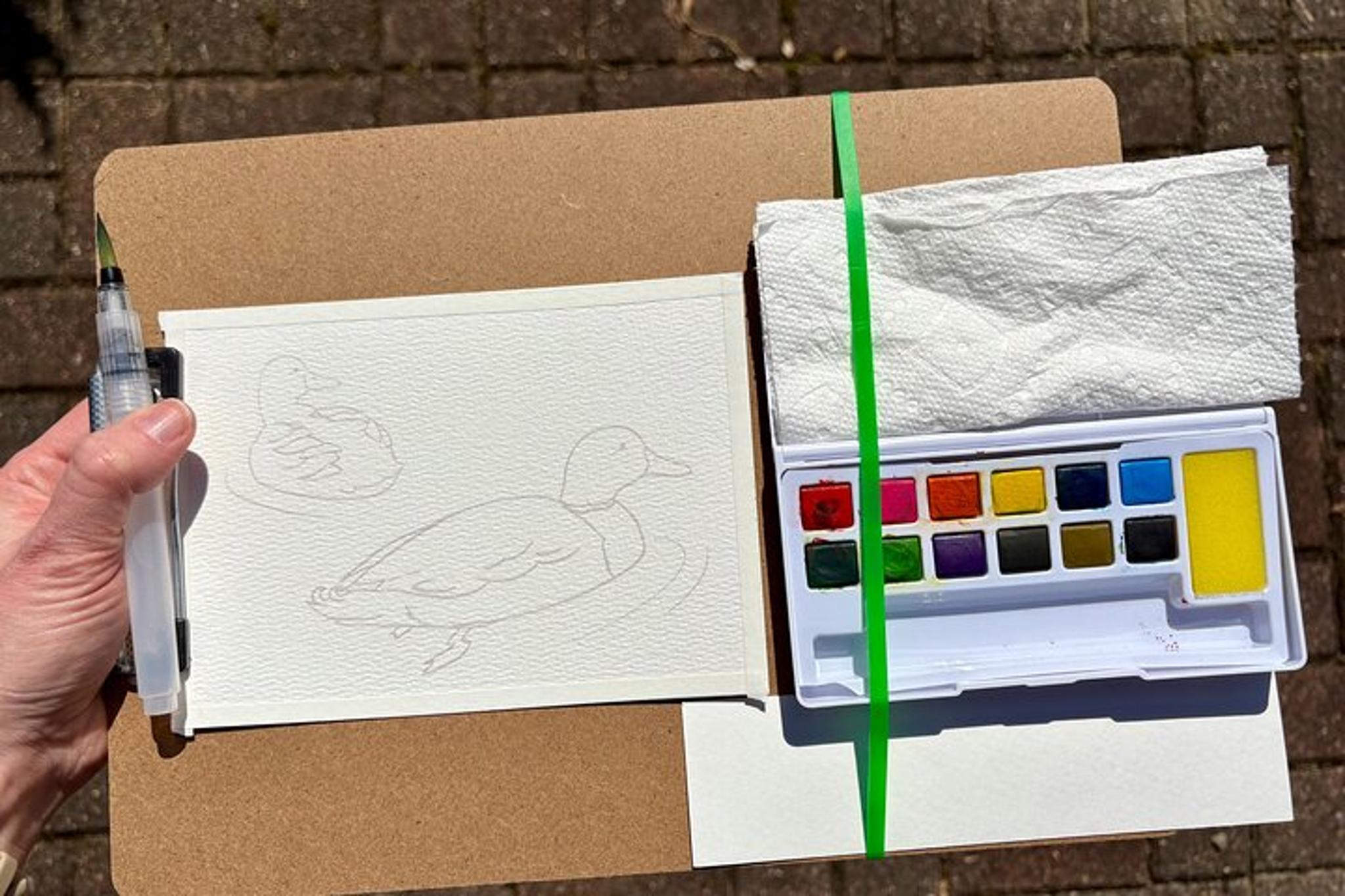 Annapolis Duck Painting Activity on the Docks - Image 2