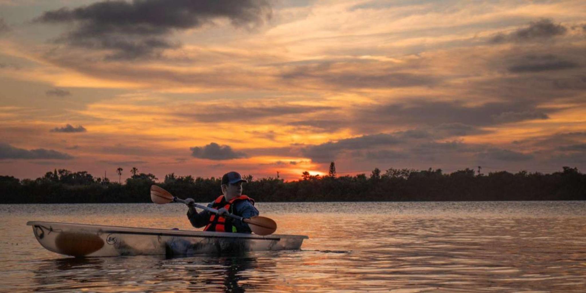 Cocoa Beach Clear Kayak Sunset & Bioluminescence Tour