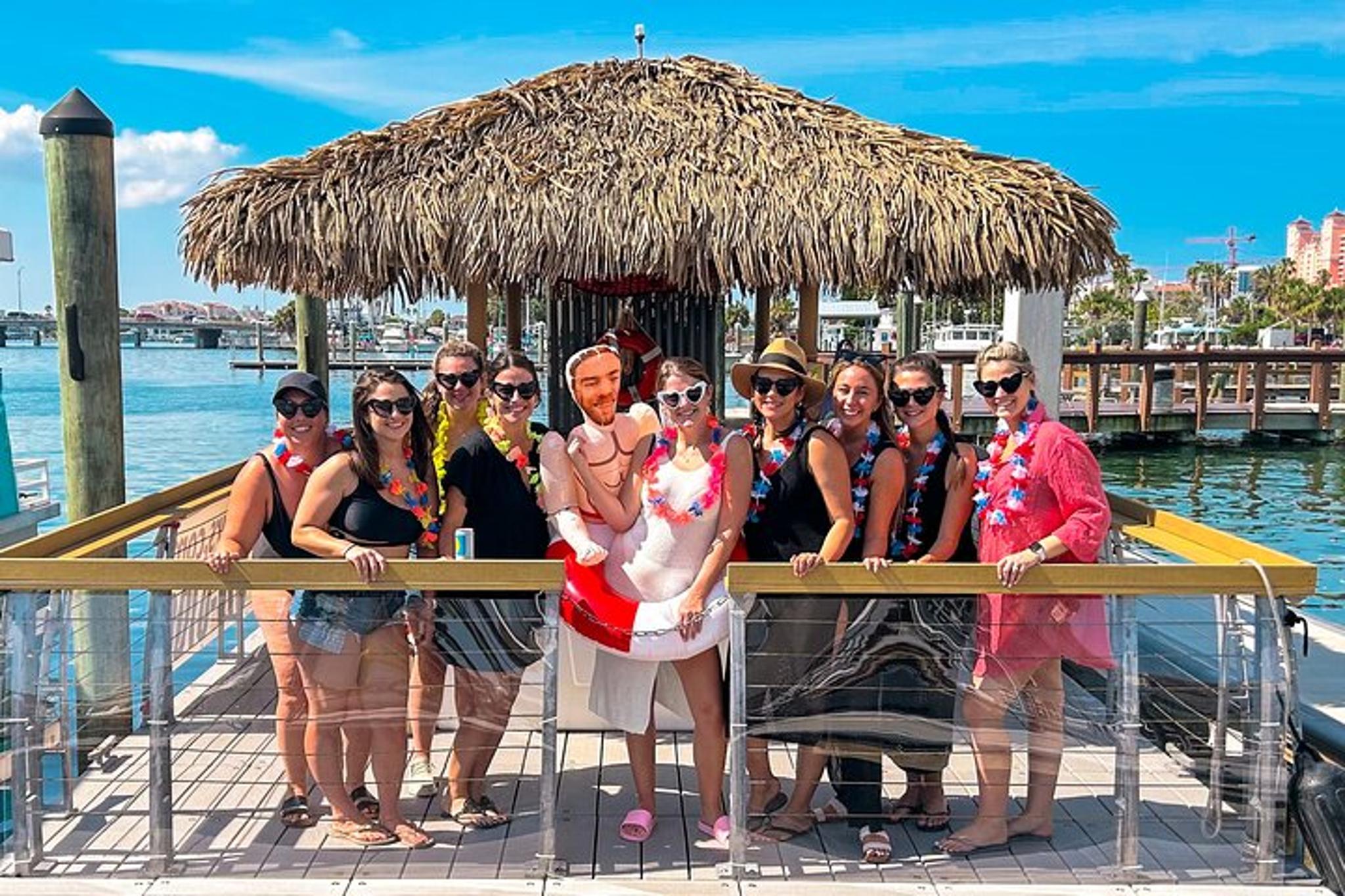 Clearwater Floating Tiki Boat Tour 2 hr