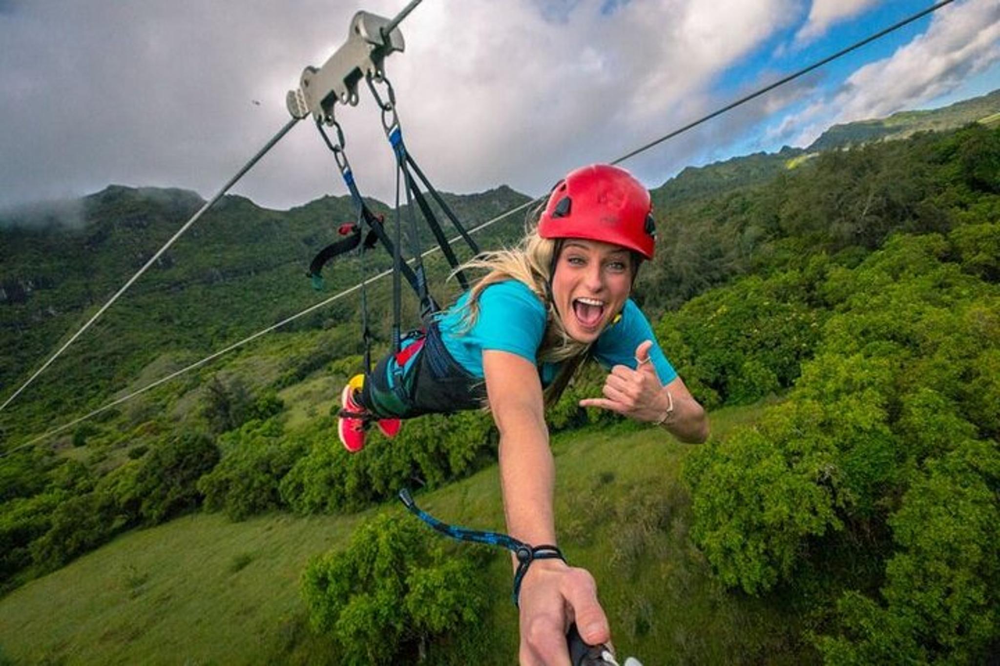Kauai Zipline Tour with WaterZip 3 hr