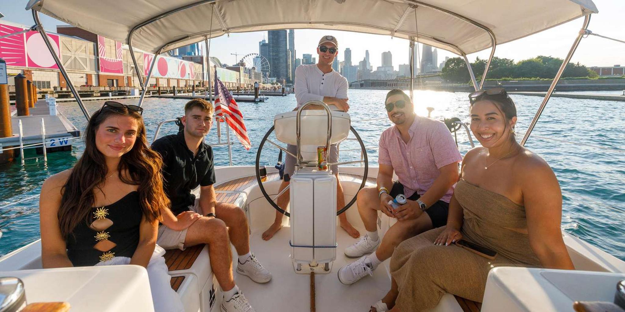 Chicago Sailboat Charter with Captain 3 hr