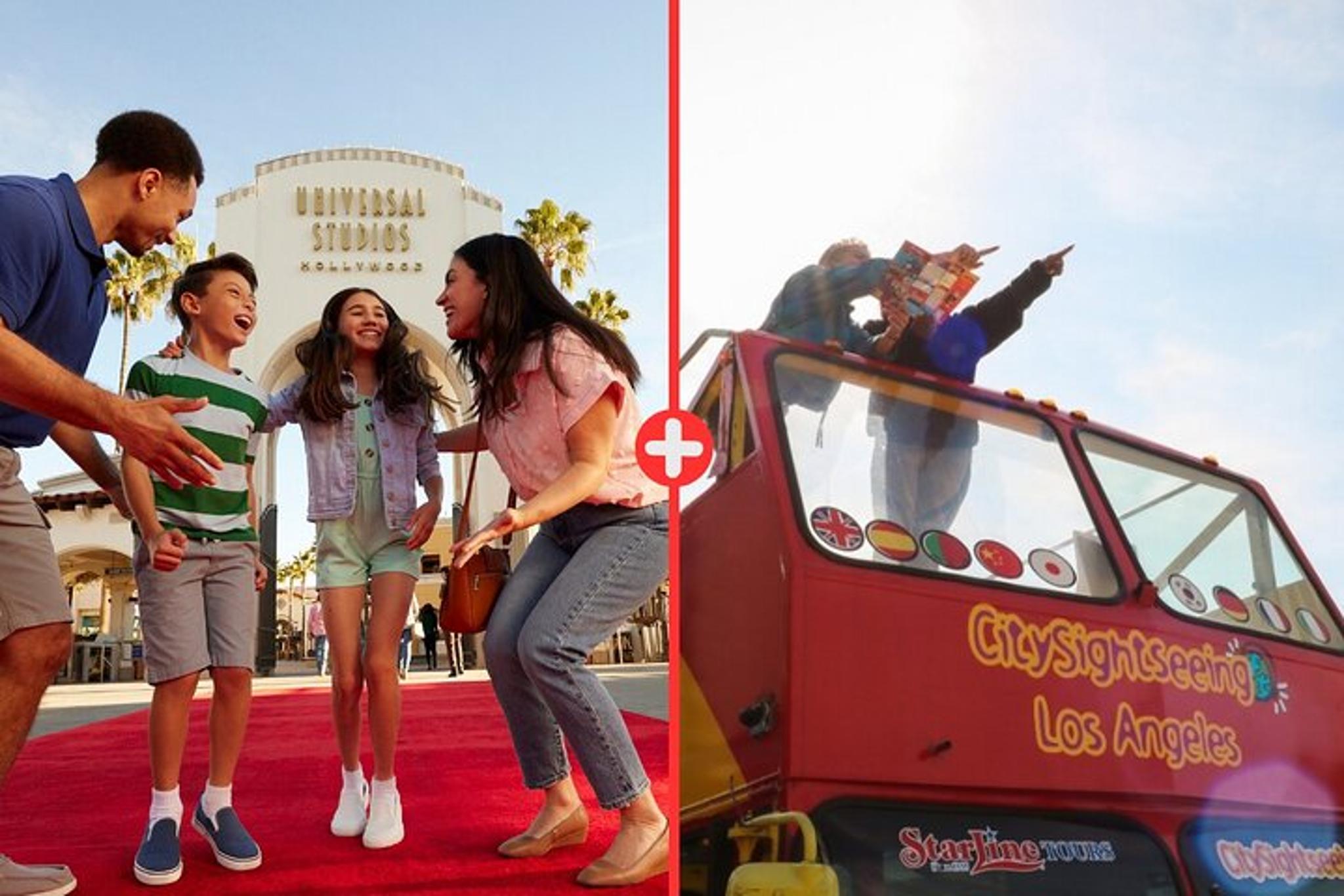 Los Angeles Universal Studios and Hop-On Hop-Off Tour - Image 1