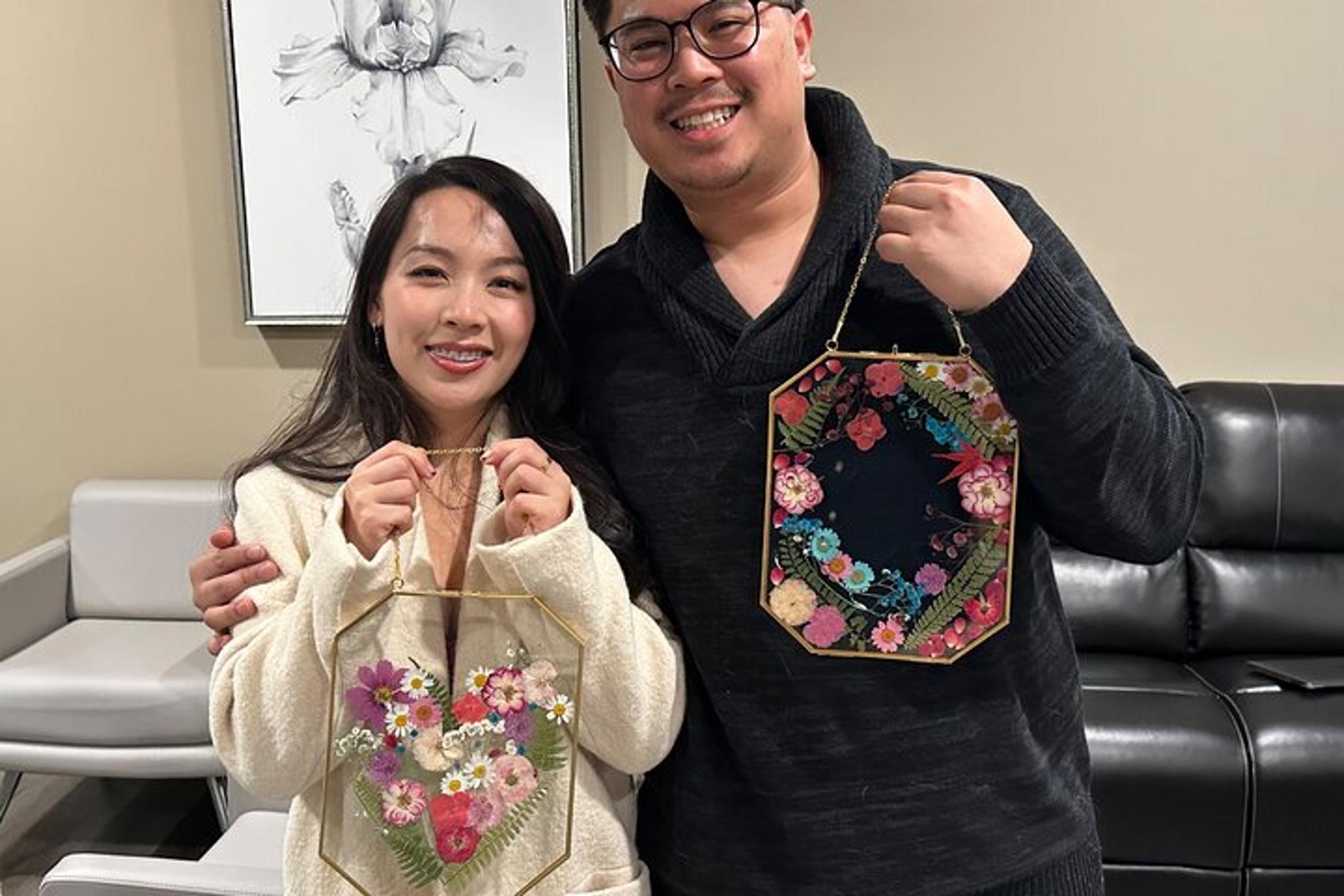 San Jose Pressed Flower Art Workshop 100 min - Image 2