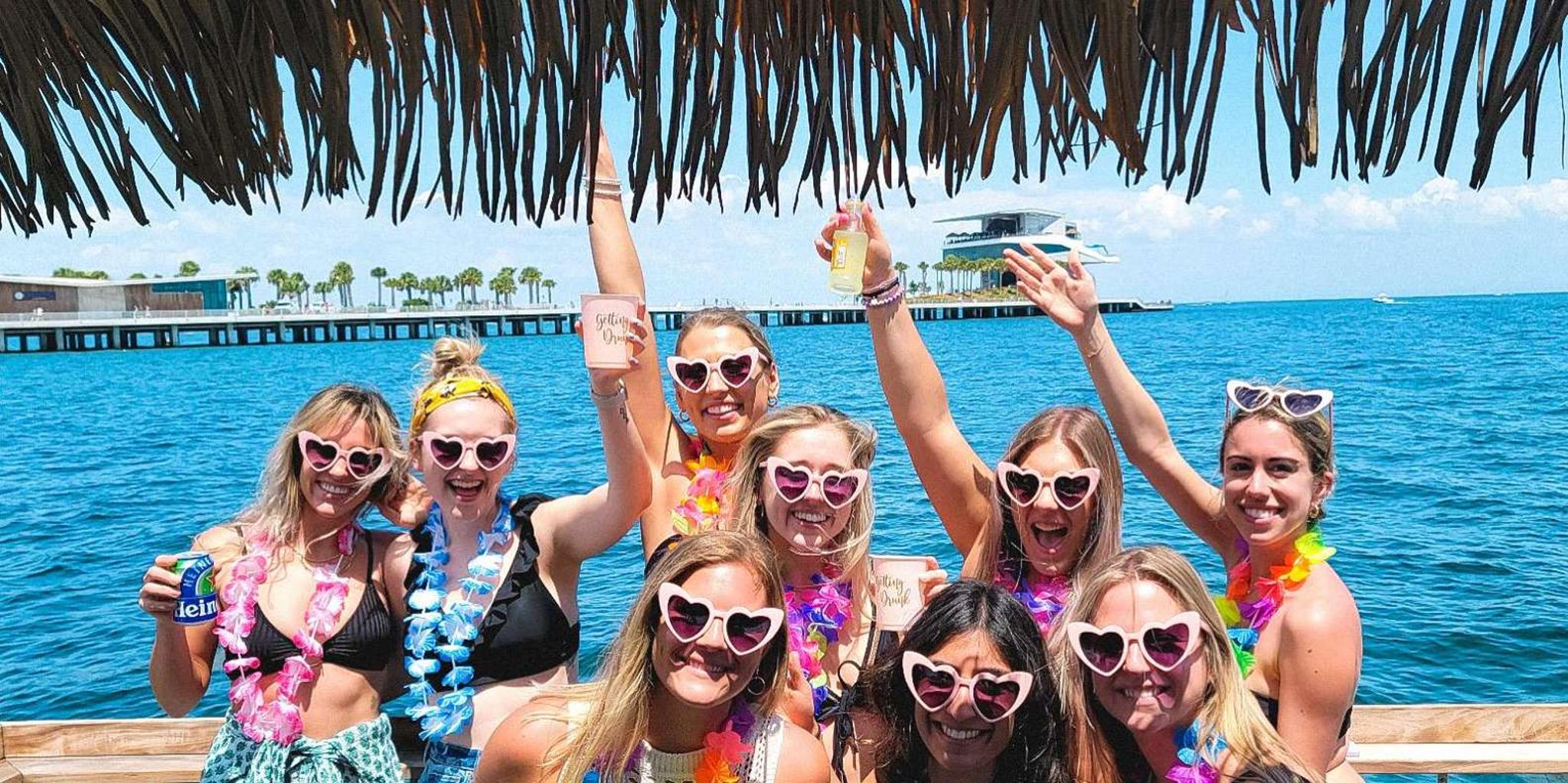 Tampa Riverwalk Tiki Boat Tour 2 hr