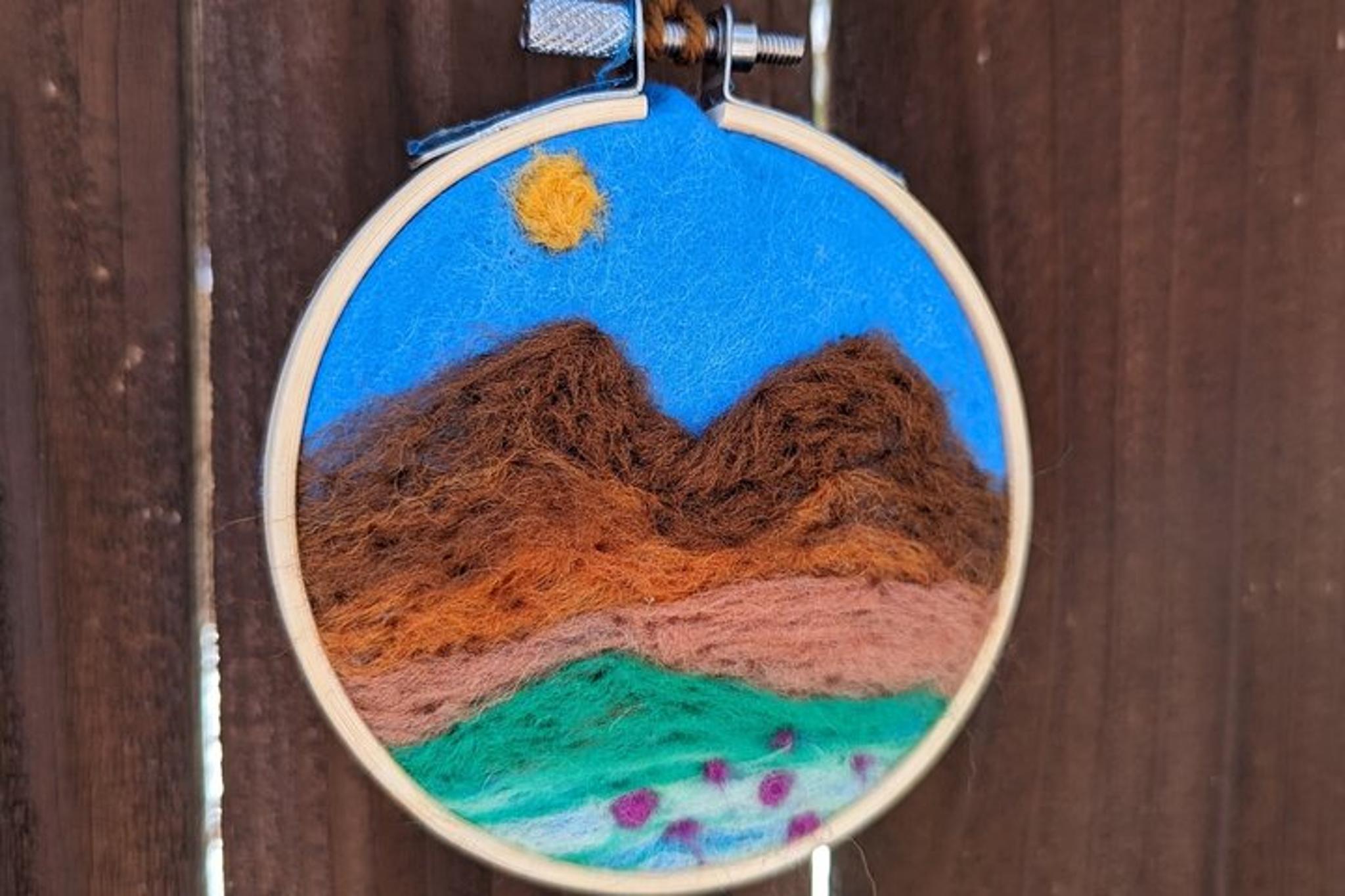 Estes Park Felted Landscape Ornament Art Kit - Image 4