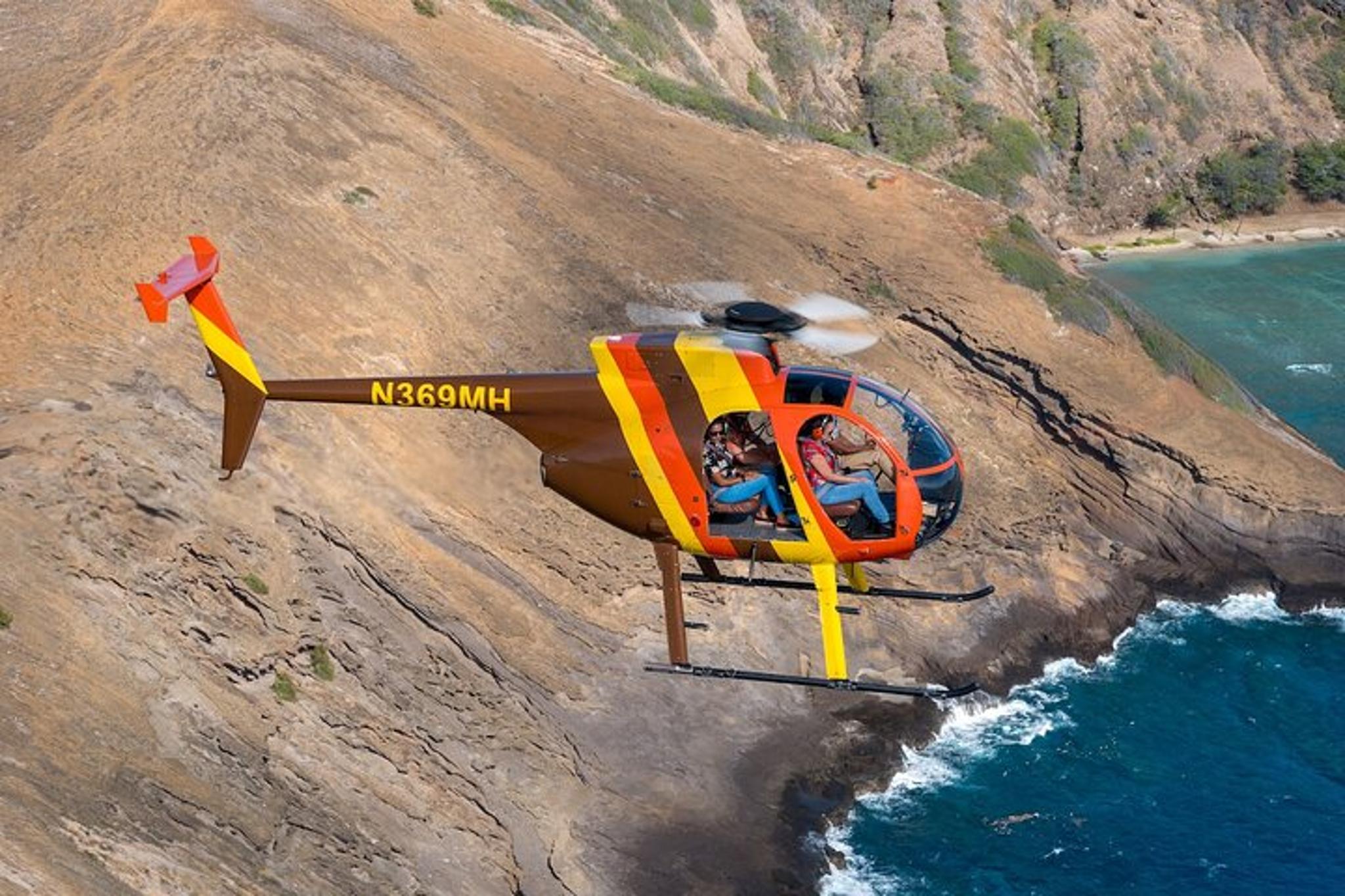 Oahu Helicopter Tour Doors-Off 50 Min